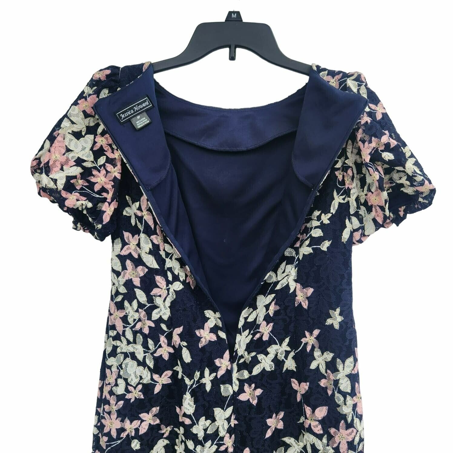 Other ⭐Jessica Howard Size 6P Women's Short Puffed Sleeve Boat Nec Size M / US 6-8 / IT 42-44 - 6 Thumbnail