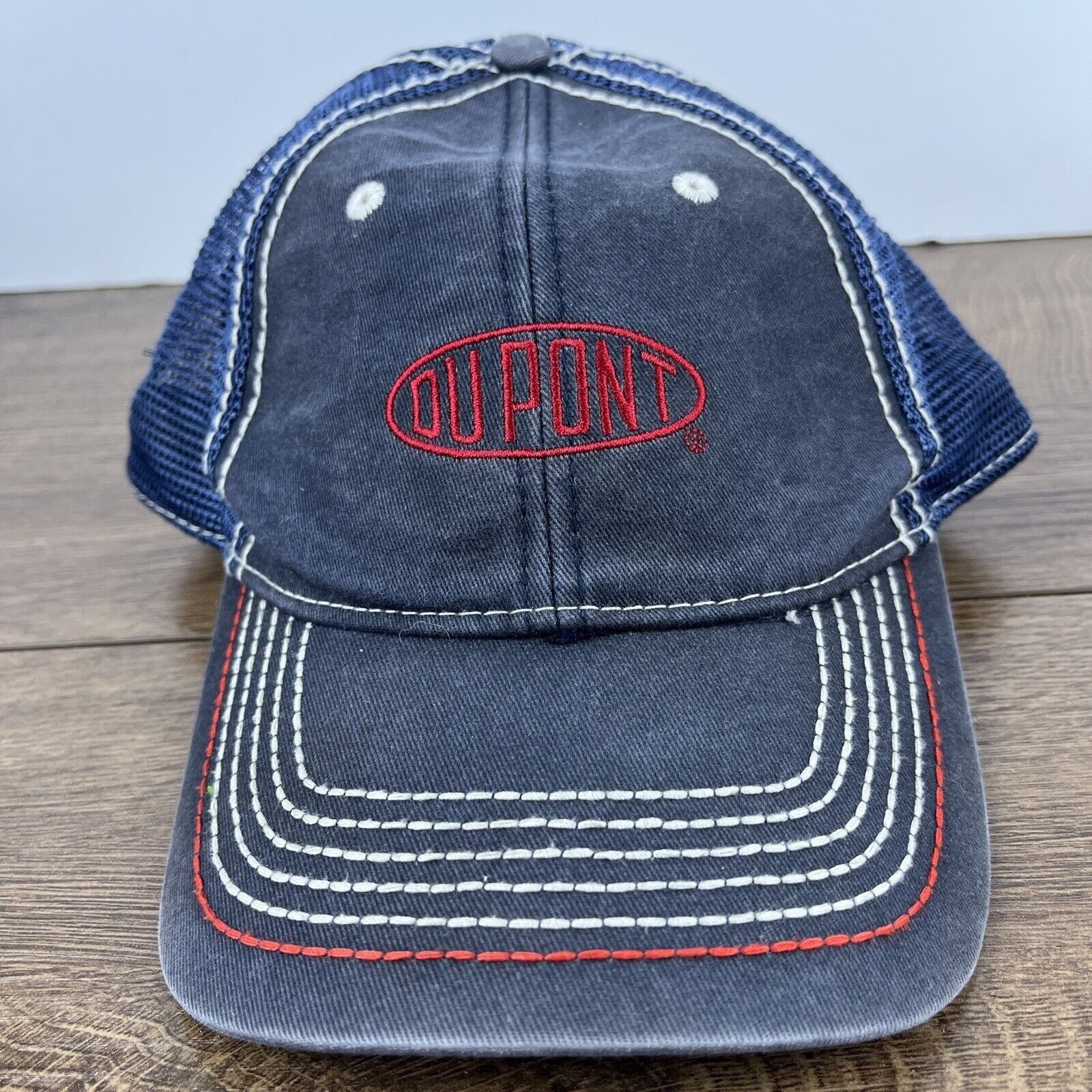 Other OU Point Hat Gray Hat Adjustable Gray Adult Size Hat Size ONE SIZE - 4 Thumbnail