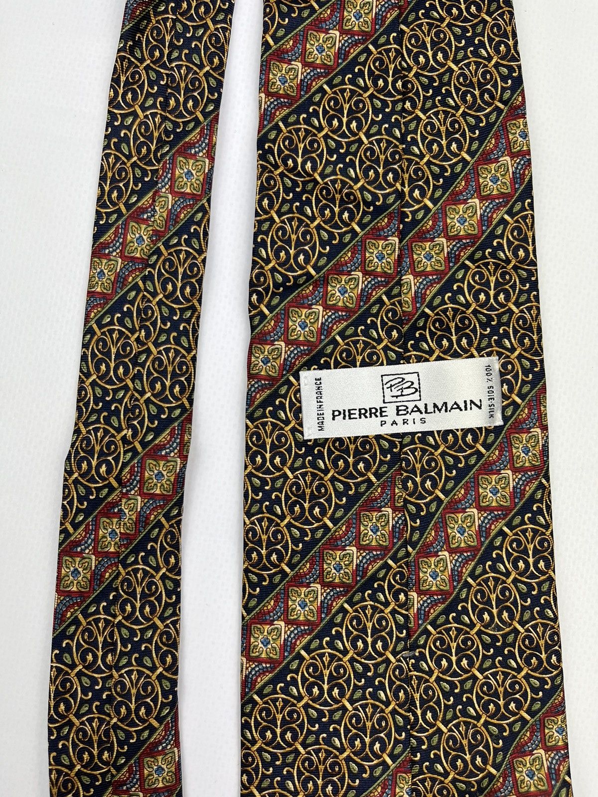 Pierre Balmain Pierre Balmain Paris 100% silk tie cravatte Size ONE SIZE - 3 Thumbnail