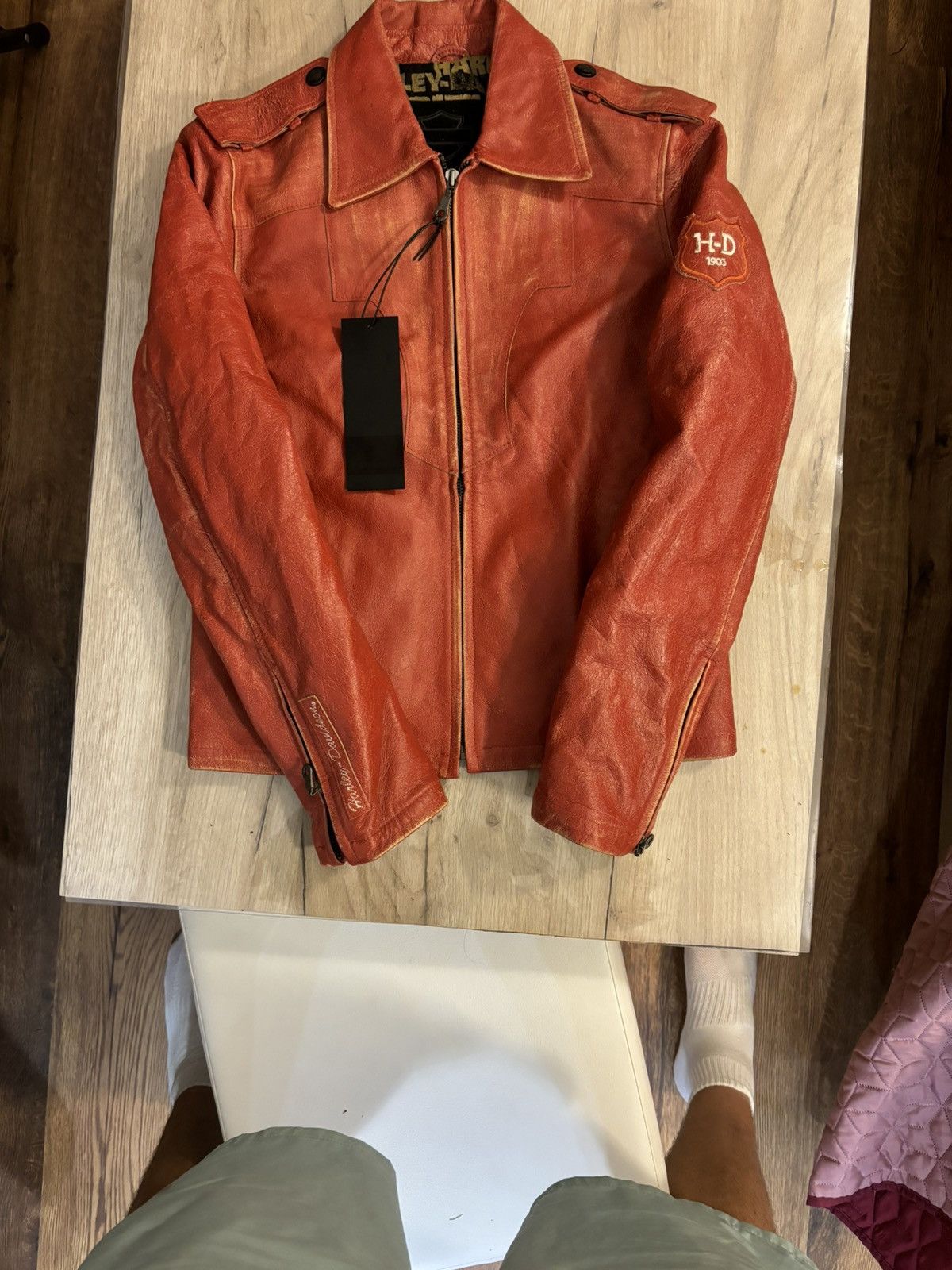 Harley Davidson Harley Davidson Leather Jacket Size US S / EU 44-46 / 1 - 1 Thumbnail
