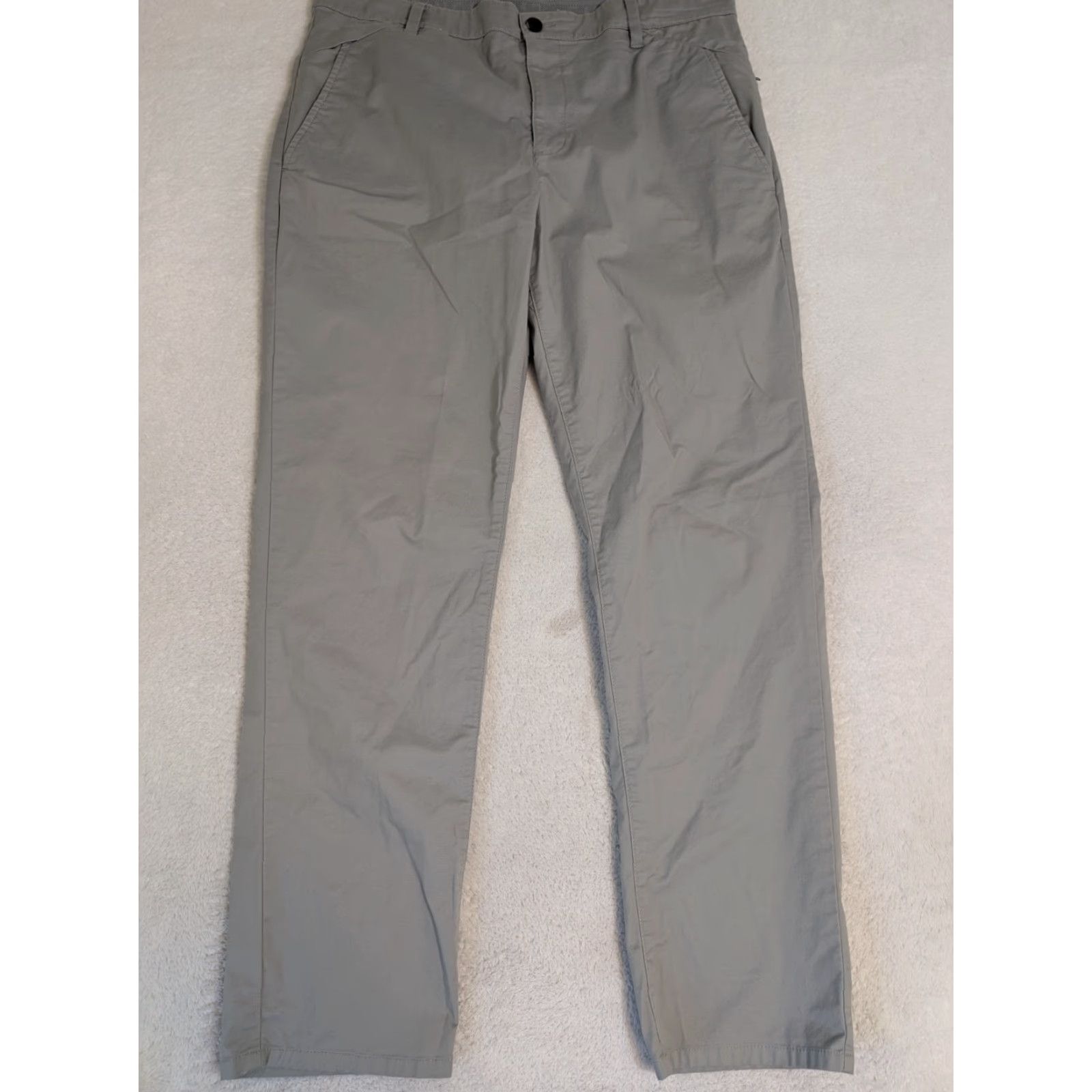 Vintage VINTAGE LL Bean Pants Mens 36X34 Grey Classic Fit Chino Zip Pockets Nylon Stretchy Size US 36 / EU 52 - 6 Thumbnail