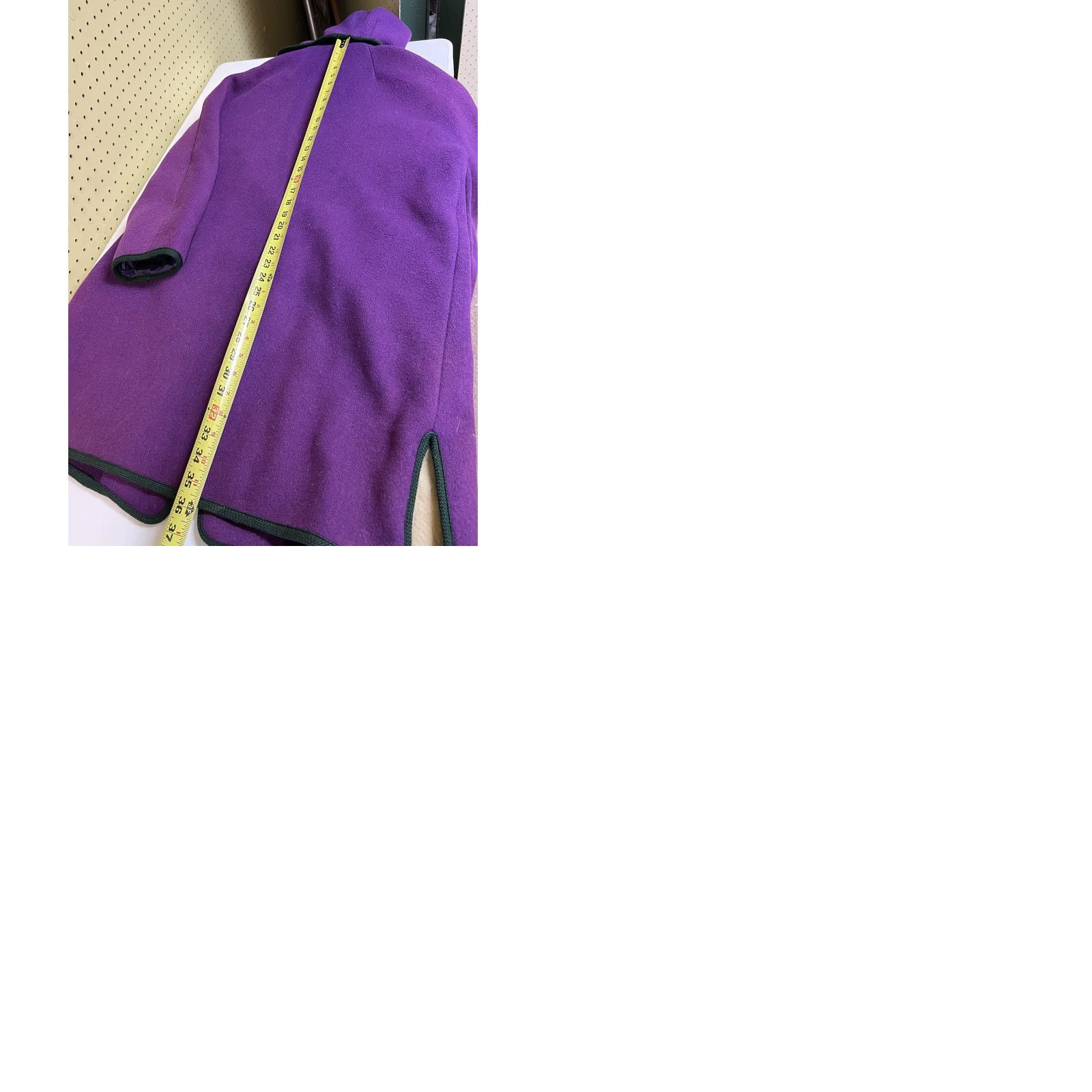 Vintage VINTAGE Bavaria Loden West Germany Purple Wool Coat Hooded Women Size 9 Plus Winter Long Size M / US 6-8 / IT 42-44 - 9 Thumbnail