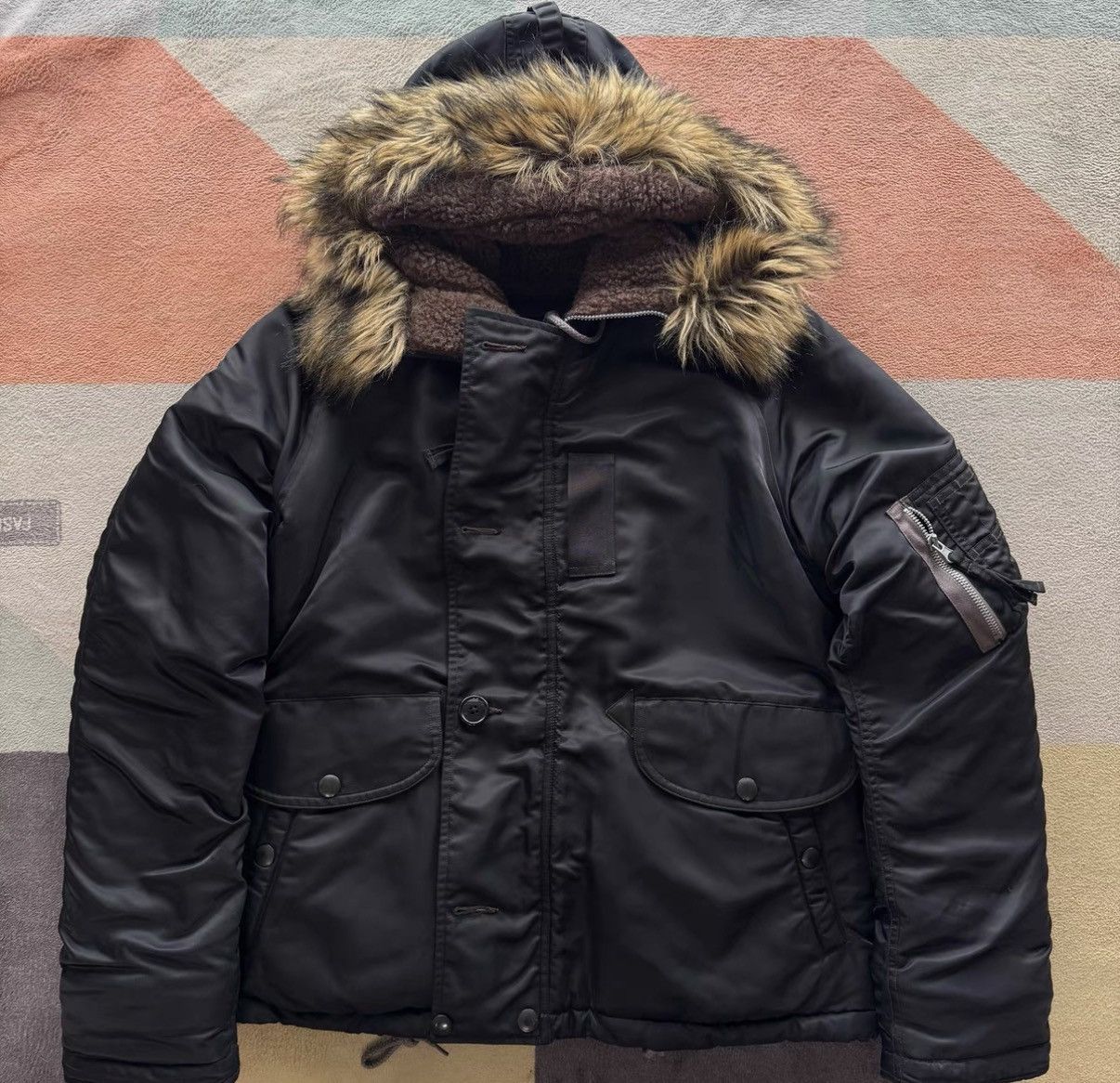 RRL Ralph Lauren RRL Ralph Lauren Double RL Hooded Cotton Jacket K22 Size US S / EU 44-46 / 1 - 1 Thumbnail