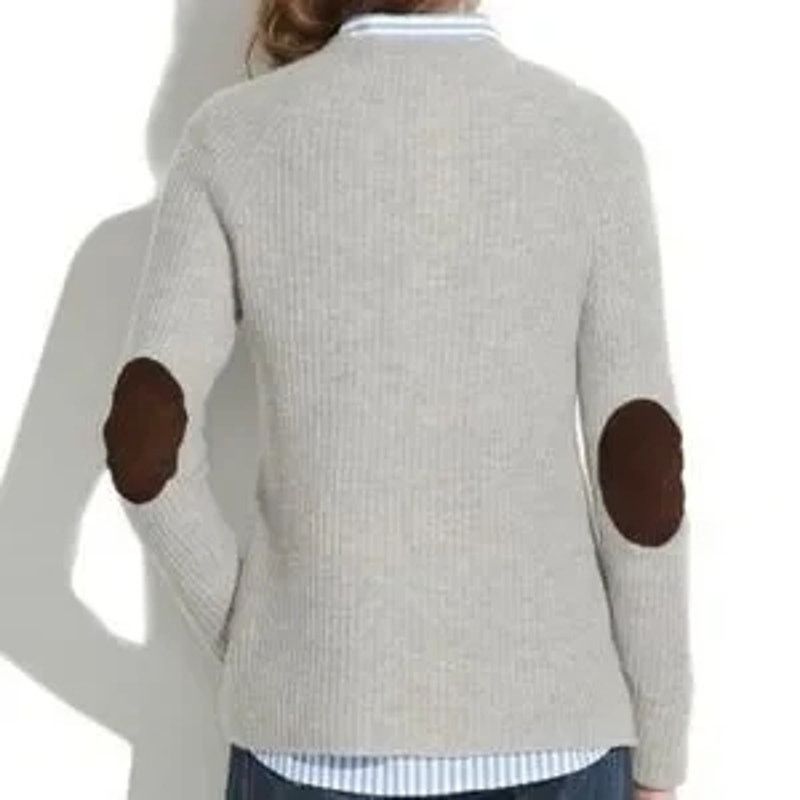 Madewell Madewell Stadium Sweater 100% Merino Wool Leather Size M Size M / US 6-8 / IT 42-44 - 2 Thumbnail