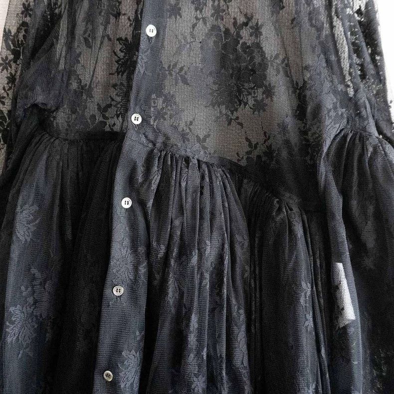 Comme des Garcons Comme Des Garcons Lace stitching dress Size XS / US 0-2 / IT 36-38 - 3 Thumbnail