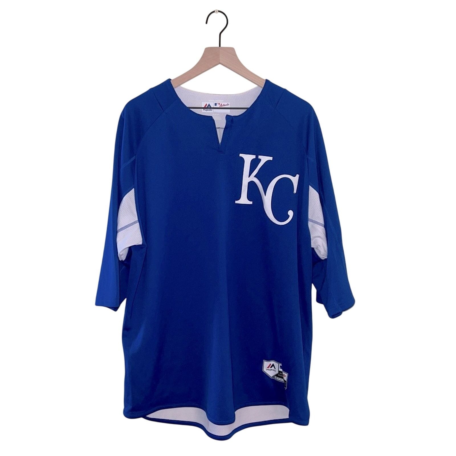 MLB MLB MAJESTIc Kansas City Royals high neck jersey XL Size US XL / EU 56 / 4 - 1 Thumbnail