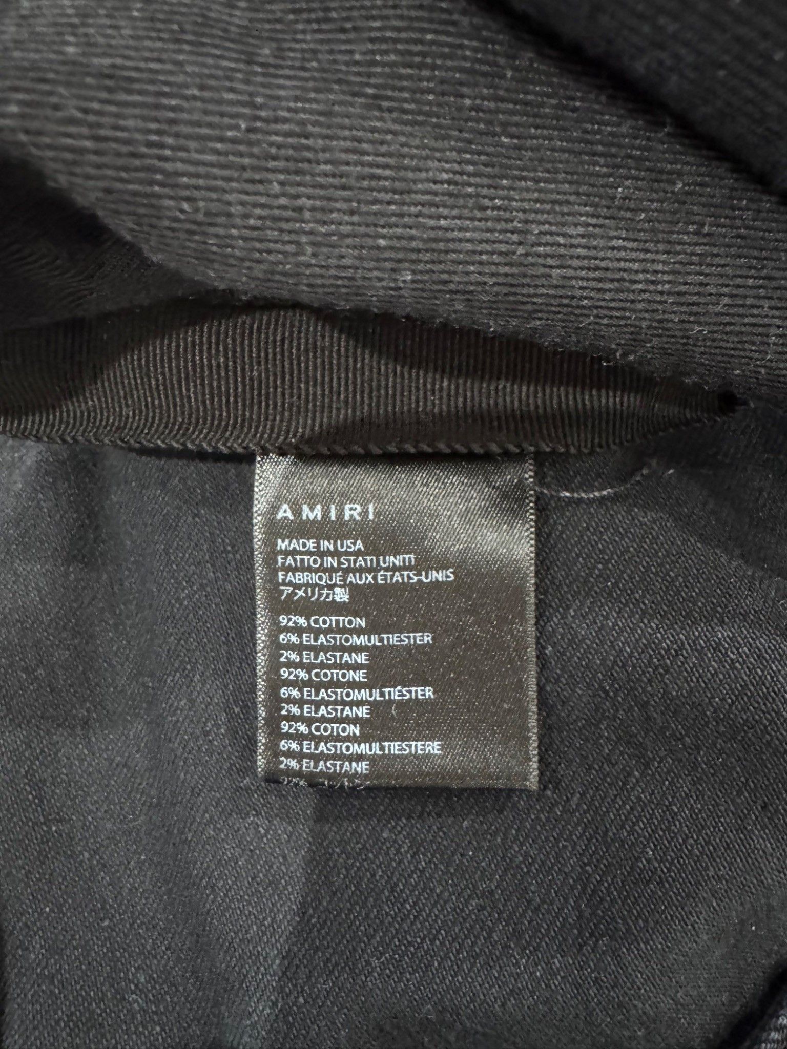 Amiri Amiri Distressed Bandana Jeans Black Size US 31 - 4 Thumbnail