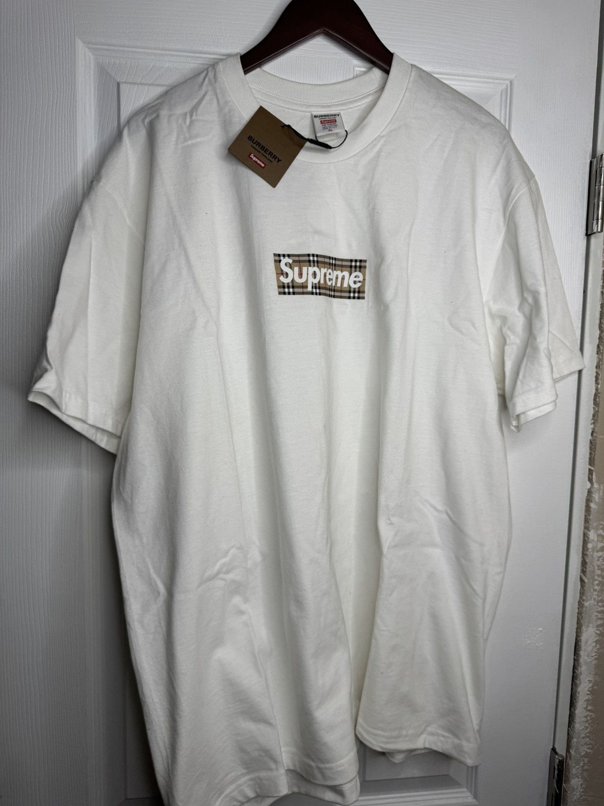 T Shirt Supreme X Burberry | Grailed