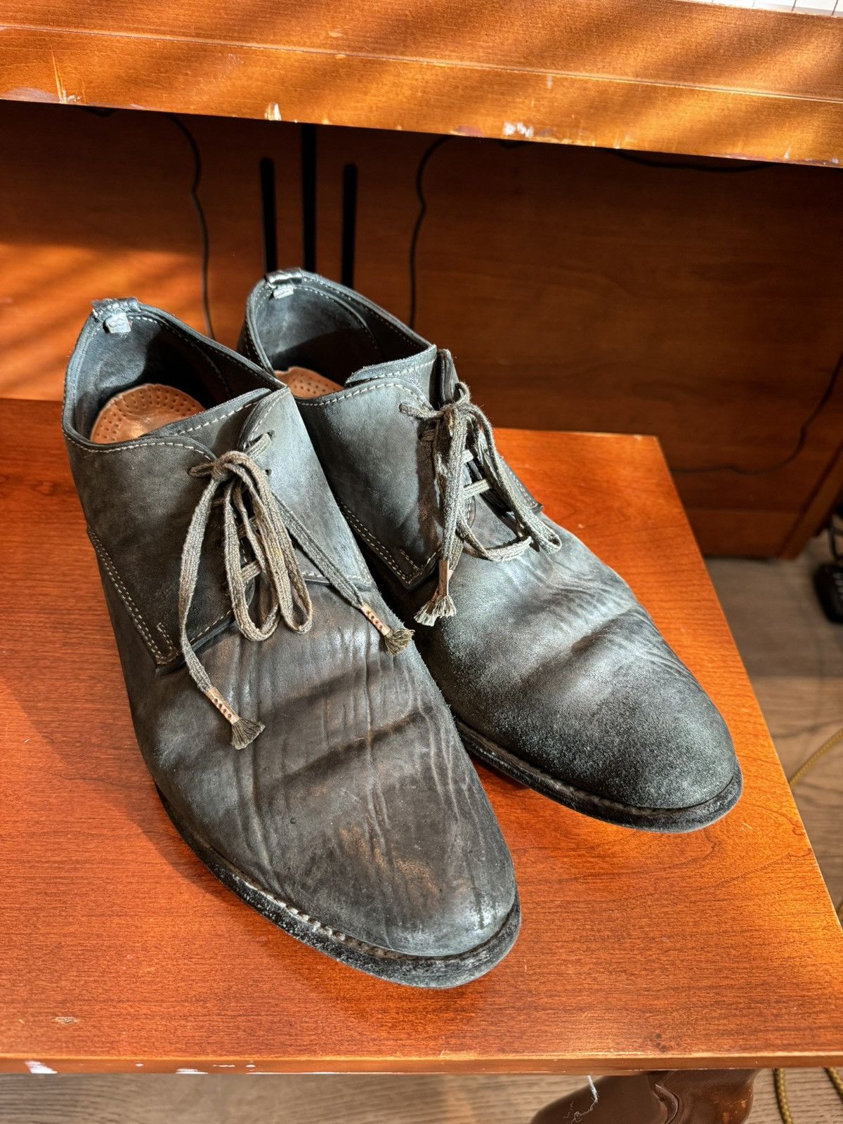 image of Carol Christian Poell Derbies Cubs-Ptc Shoes in Black, Men's (Size 12)