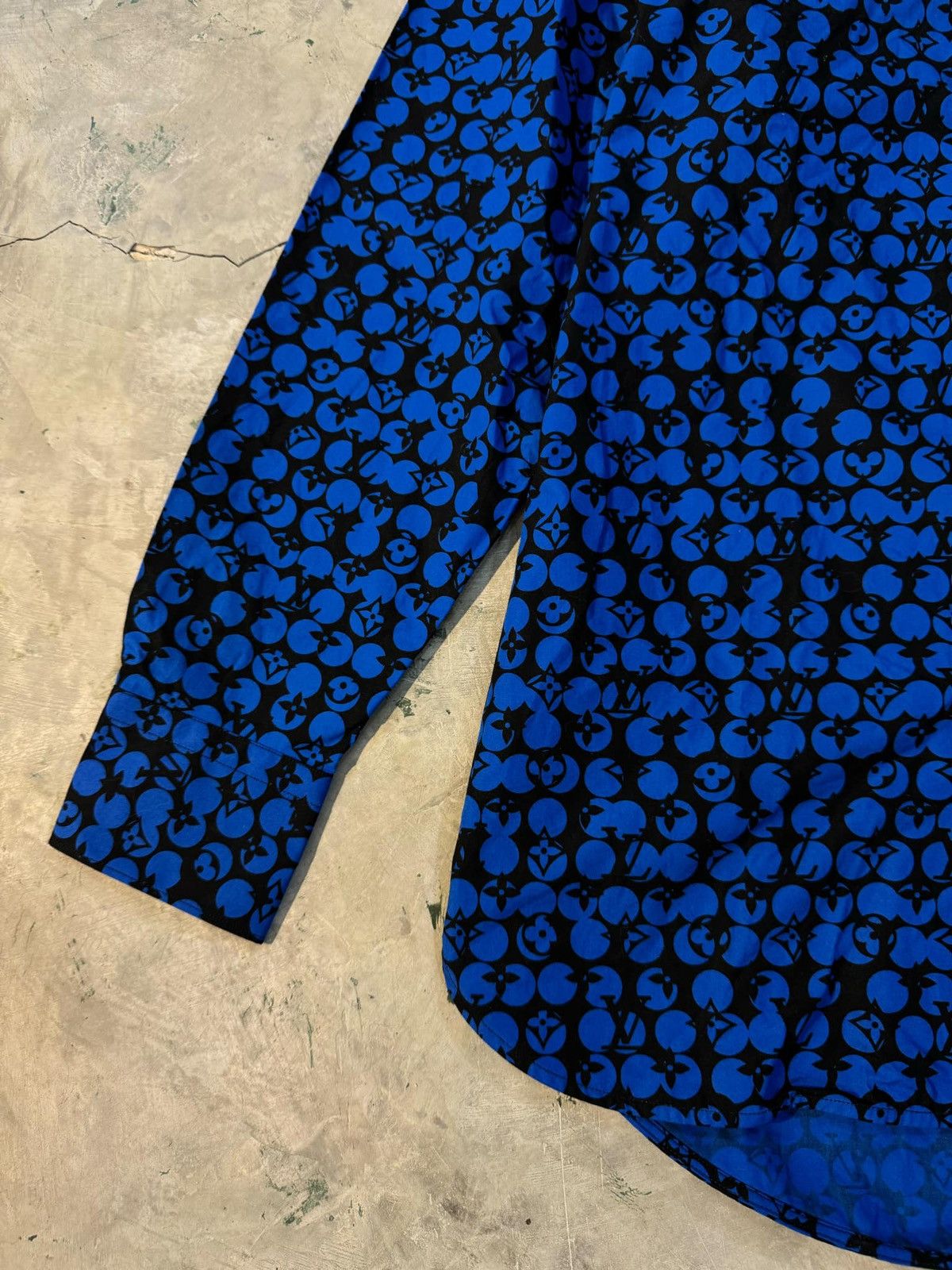 Louis Vuitton Louis Vuitton x Virgil Blue Monogram Oversized Polo Size US XL / EU 56 / 4 - 5 Thumbnail