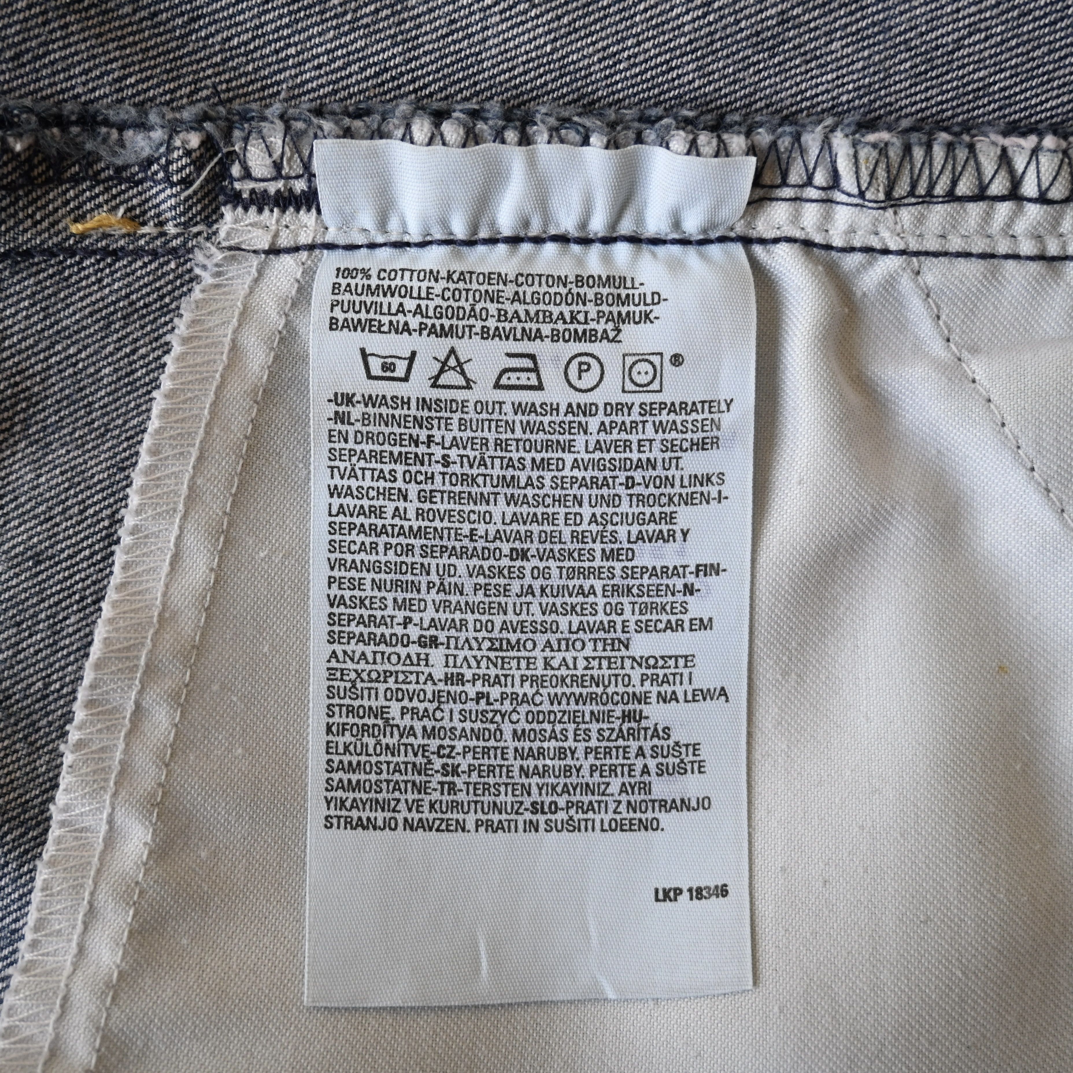 Levi's VTG, 2000s Levi's Europe 3D cut jeans, 30 x 32 Size US 30 / EU 46 - 19 Thumbnail
