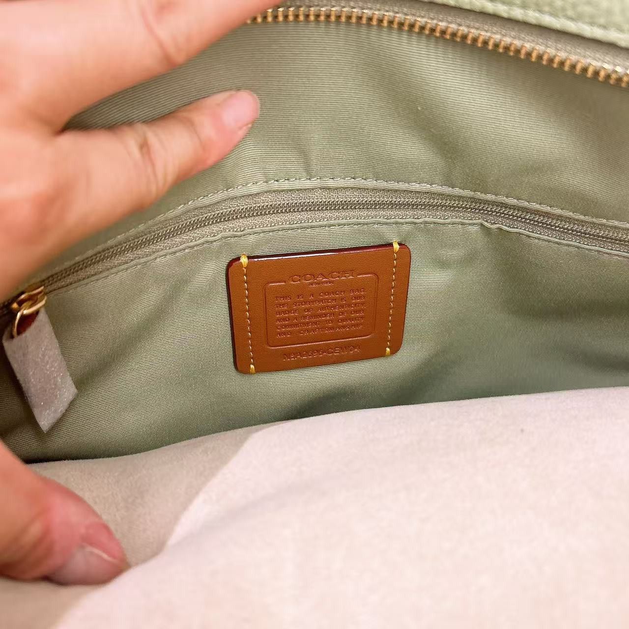 Coach Station Tote Bag In Signature Leather CEW04 Size ONE SIZE - 8 Thumbnail