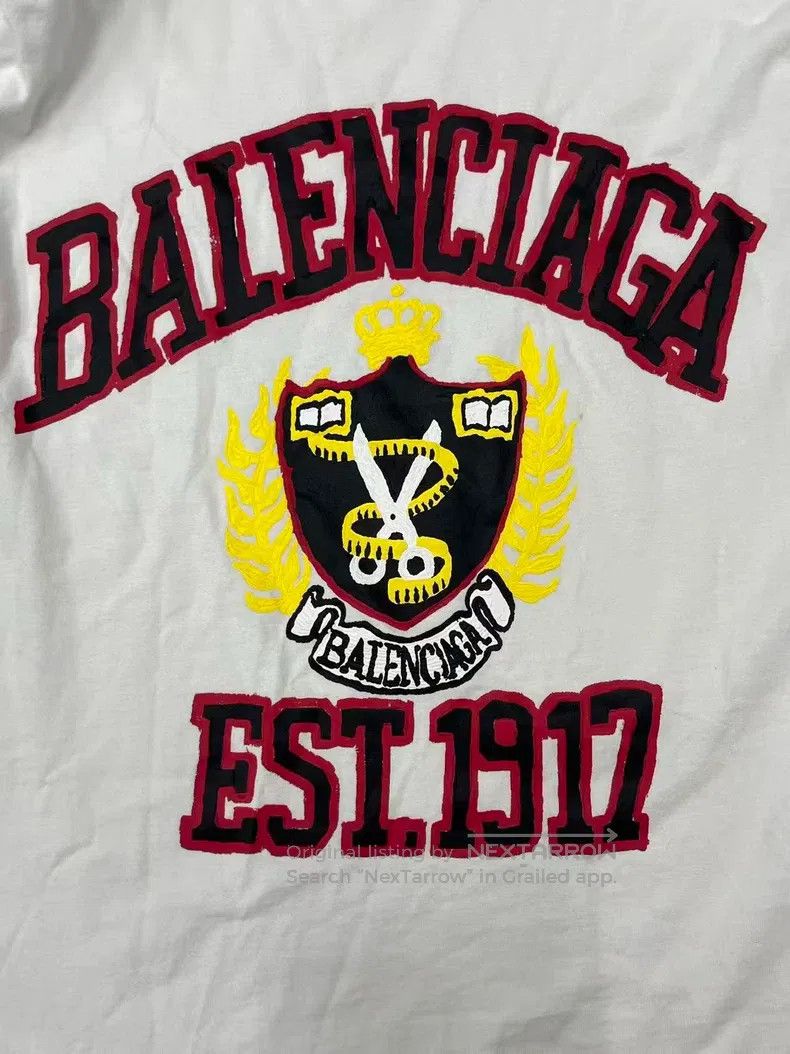Balenciaga Balenciaga Logo letter pattern printed round neck short-sl Size US S / EU 44-46 / 1 - 3 Thumbnail