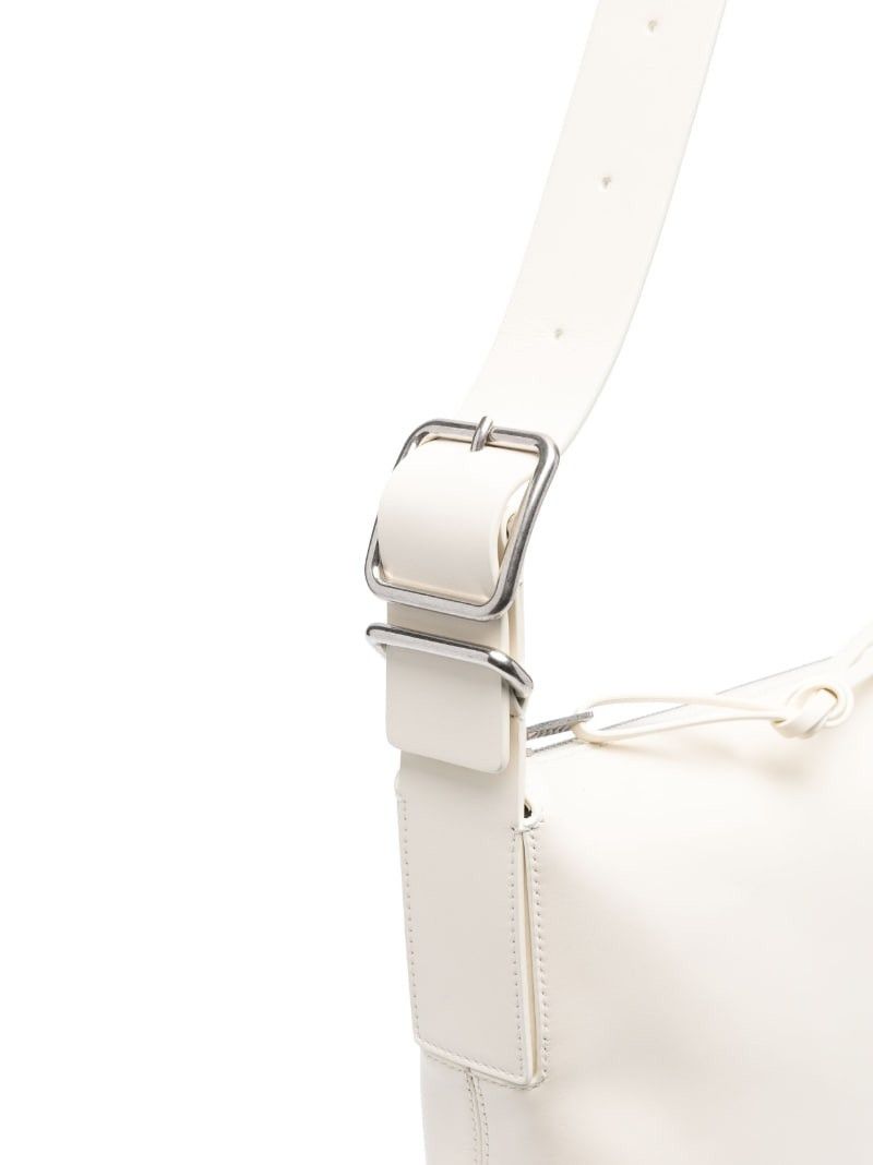 Jil Sander o1loc1c0426 Size:OS/Large Calf Leather Tote Bag in White Size ONE SIZE - 4 Thumbnail