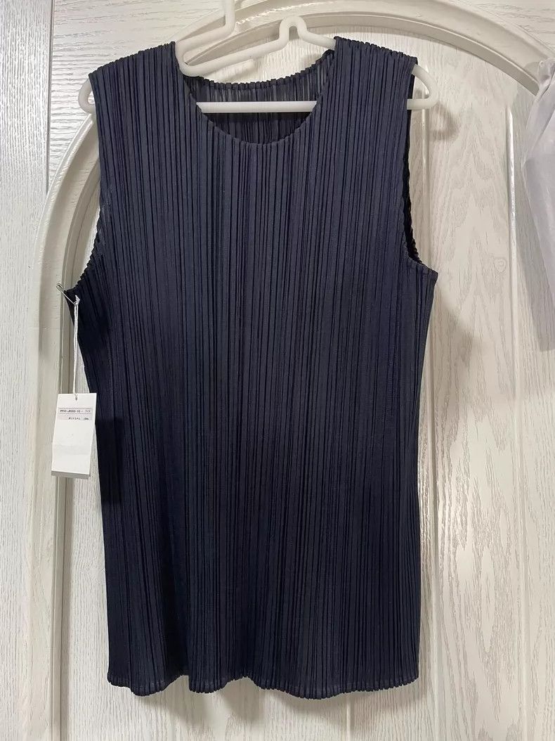 Issey Miyake issey miyake size:one size Wave pleated vest 2506-Nextarro Size XXS / US 00 / IT 34 - 1 Thumbnail