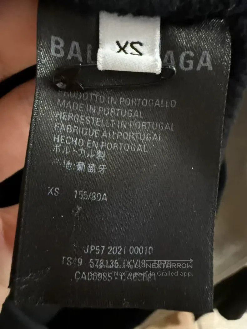 Balenciaga Mosaic Hoodie Black XS