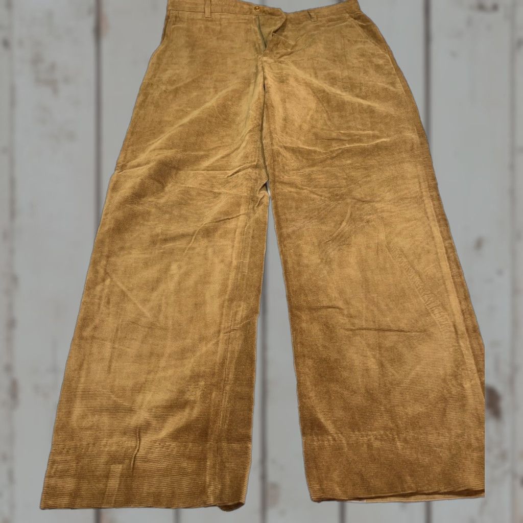 Vintage VINTAGE Henry Jacobson Brown Corduroy Pants Men 36 Classic Fit Brown Cotton Tencel Corduroy Pants 90s Fashion Mens Size US 36 / EU 52 - 1 Thumbnail