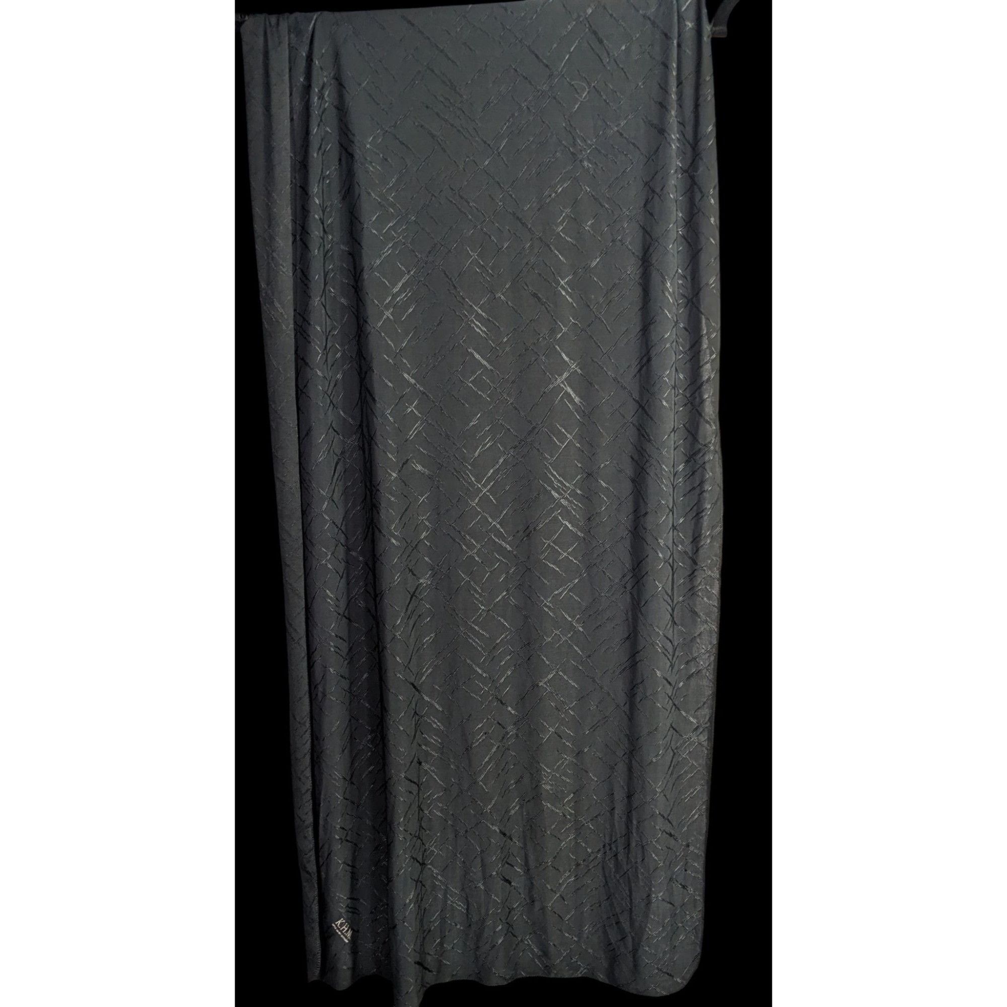 Other K.H.M. Black Textured Scarf/Headscarf Size ONE SIZE - 3 Thumbnail