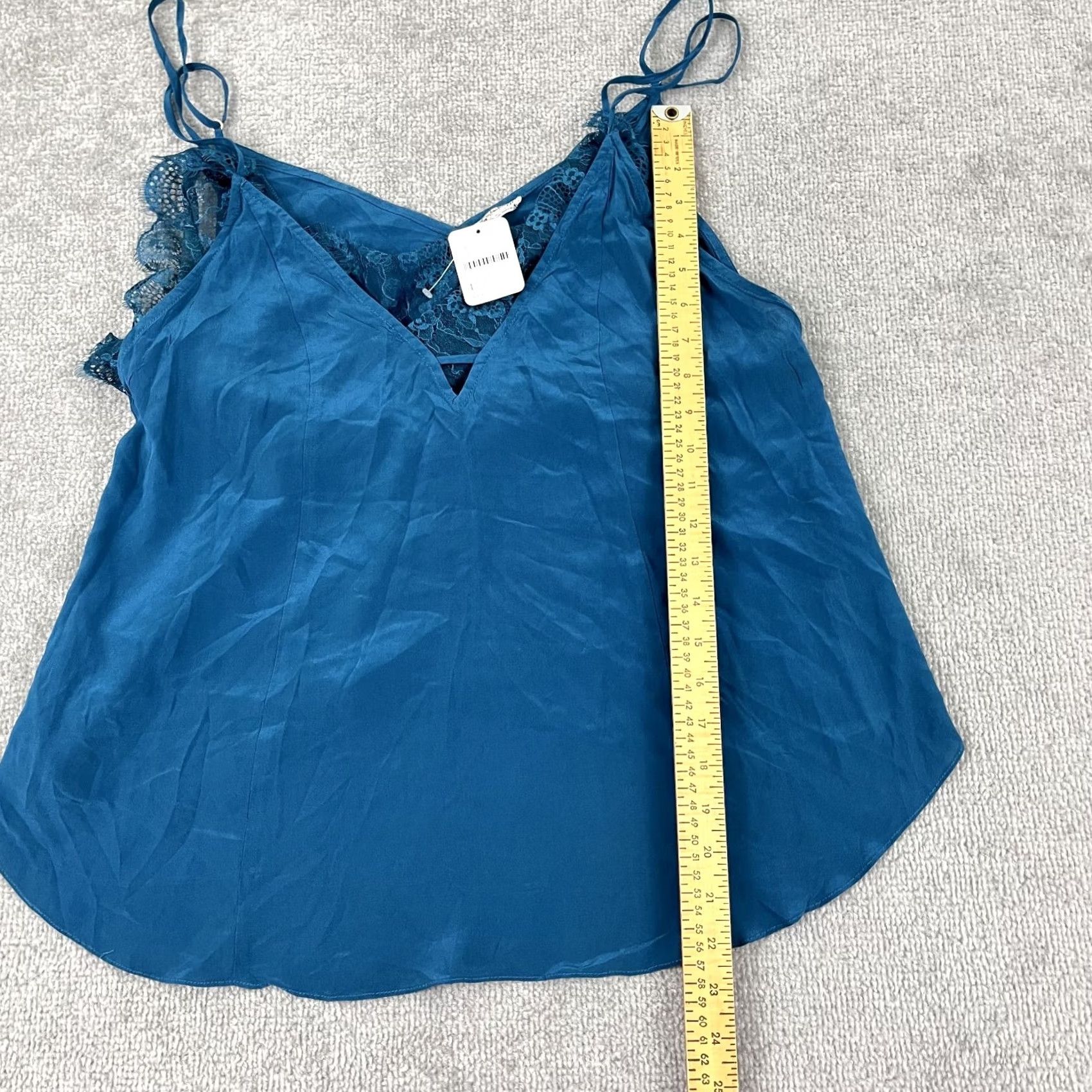 Free People Free People Intimately Blouse Womens L Blue Silk Laced Bralette Lingerie NEW Shirt Womens L Size Blue Silk Lace Bralette Size L / US 10 / IT 46 - 4 Thumbnail