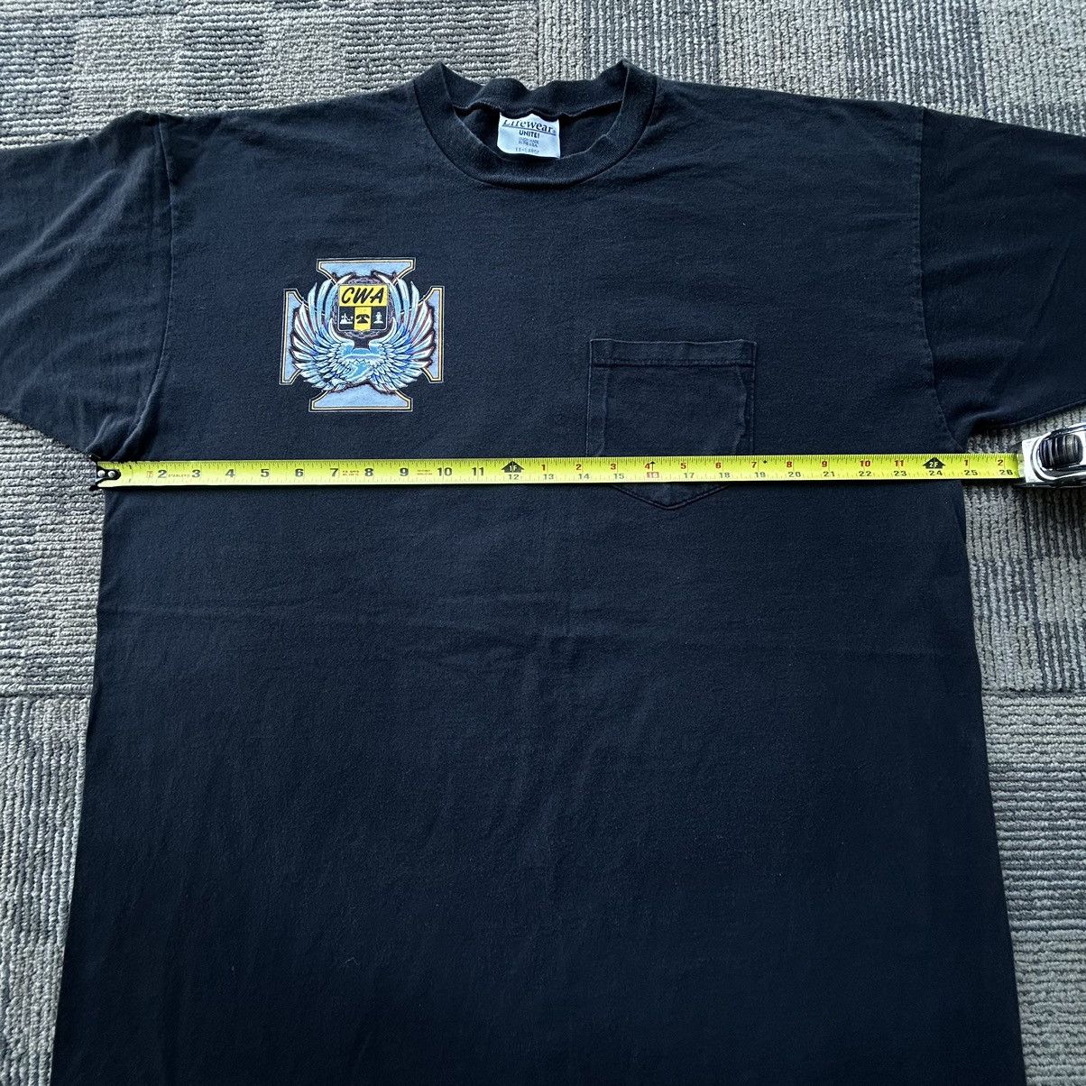 Vintage Vintage 90’s CWA Black Double Sided T-Shirt Size US XXL / EU 58 / 5 - 5 Thumbnail
