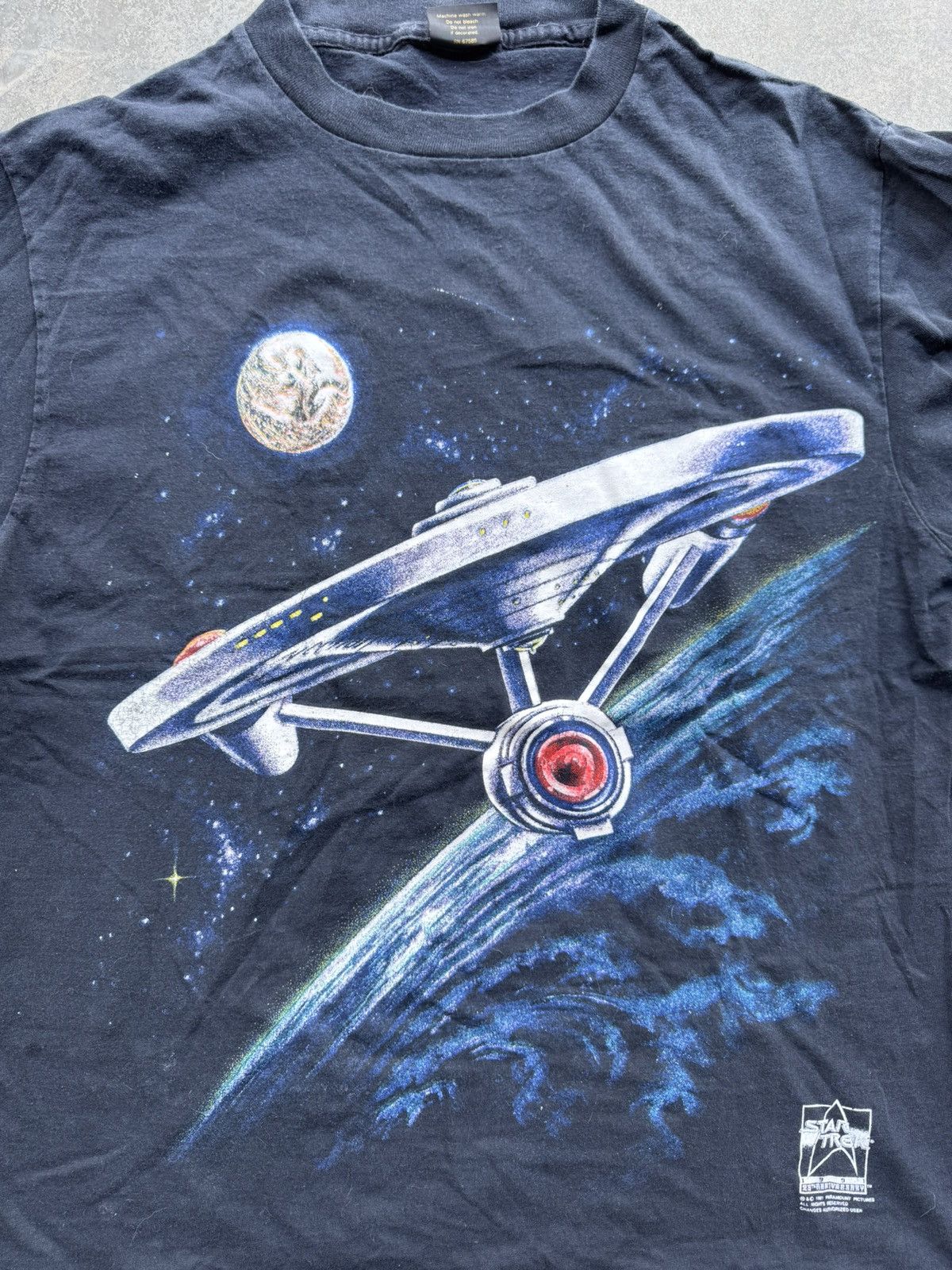 Vintage Vintage 1991 Star Trek 25th Anniversary Tee Size US XL / EU 56 / 4 - 2 Thumbnail