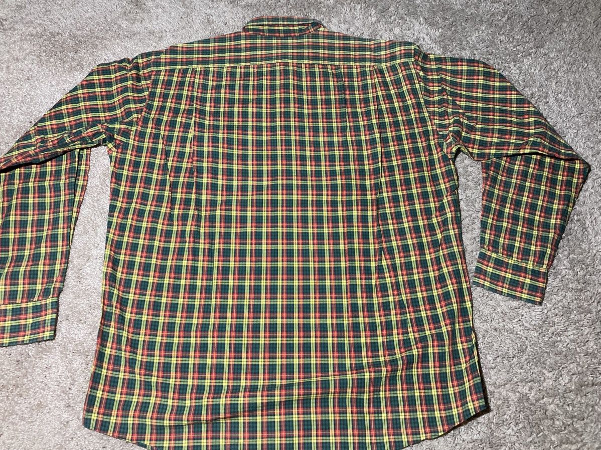 Bape 1996 Bape Plaid Green Red Button Down 90s Ape Logo OG Nigo Size US M / EU 48-50 / 2 - 9 Thumbnail