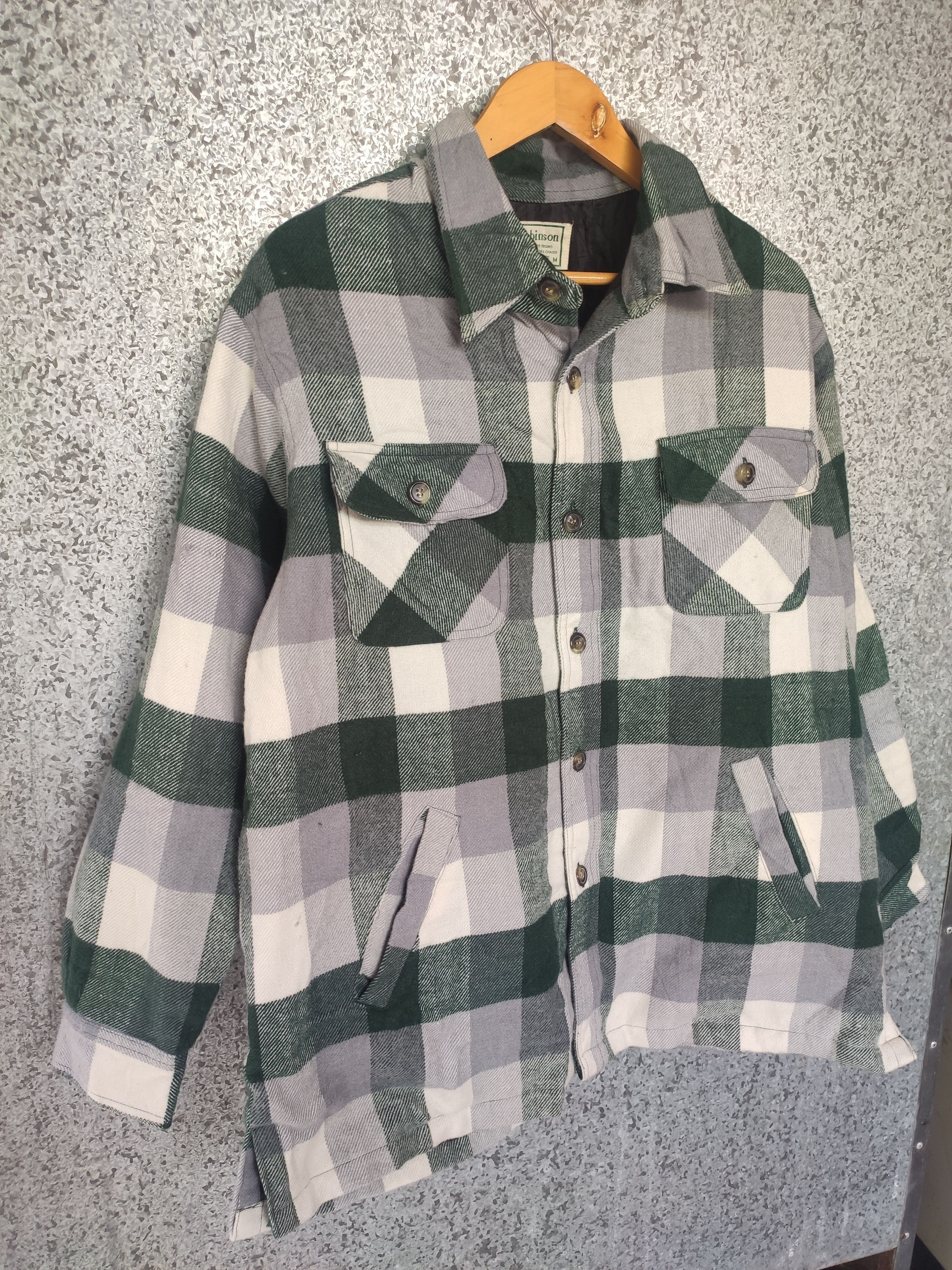 Robinson Les Bains 🔥 Robinson Flannel jacket oversize Size US M / EU 48-50 / 2 - 5 Thumbnail