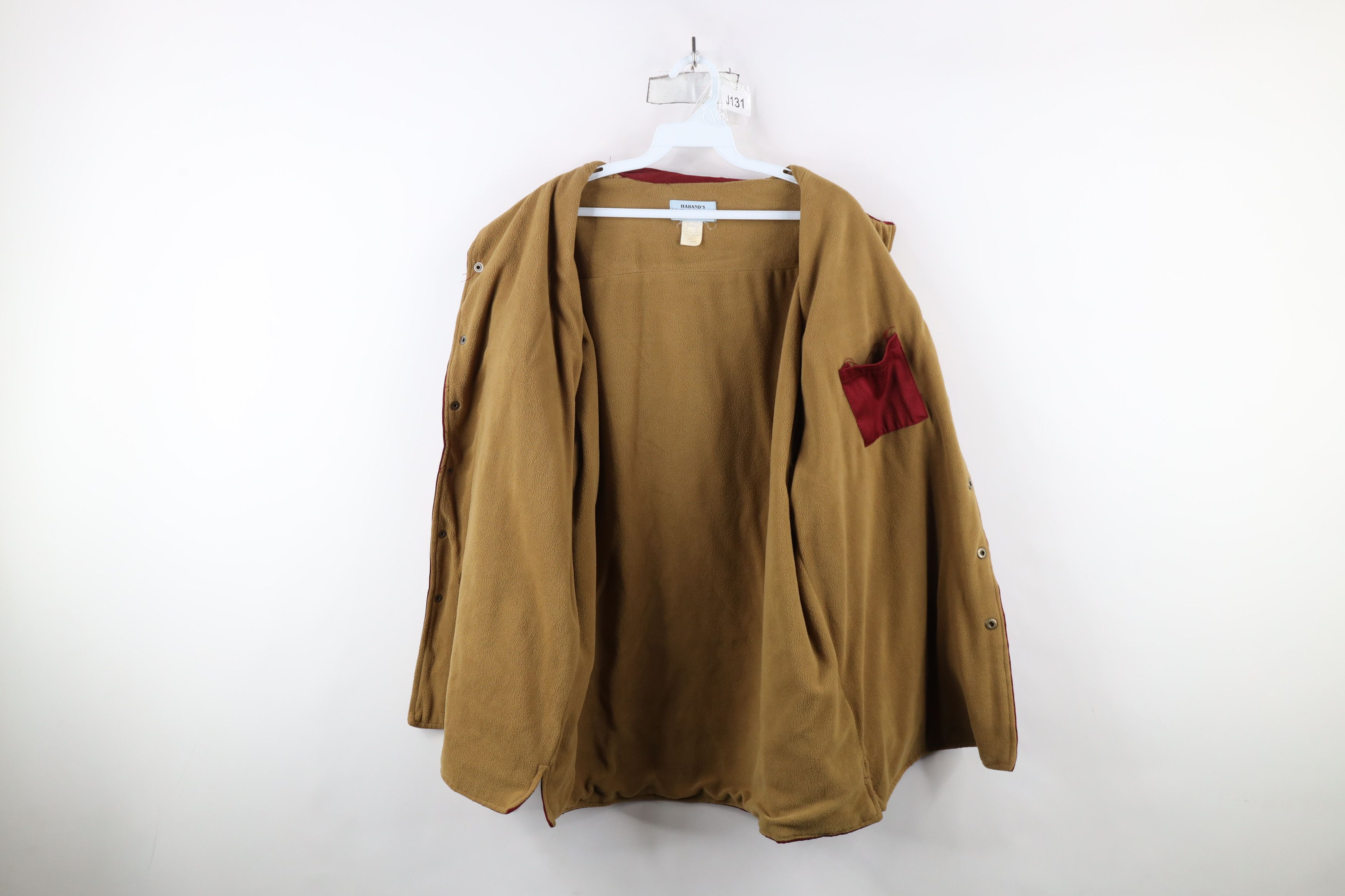 Vintage Vintage 90s Streetwear Lined Button Shirt Jacket Jac Shirt Size US L / EU 52-54 / 3 - 10 Thumbnail
