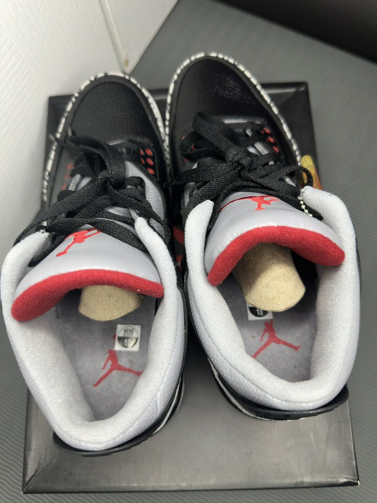 Jordan Brand 2011 Air Jordan 3 black cement Size US 10 / EU 43 - 10 Thumbnail