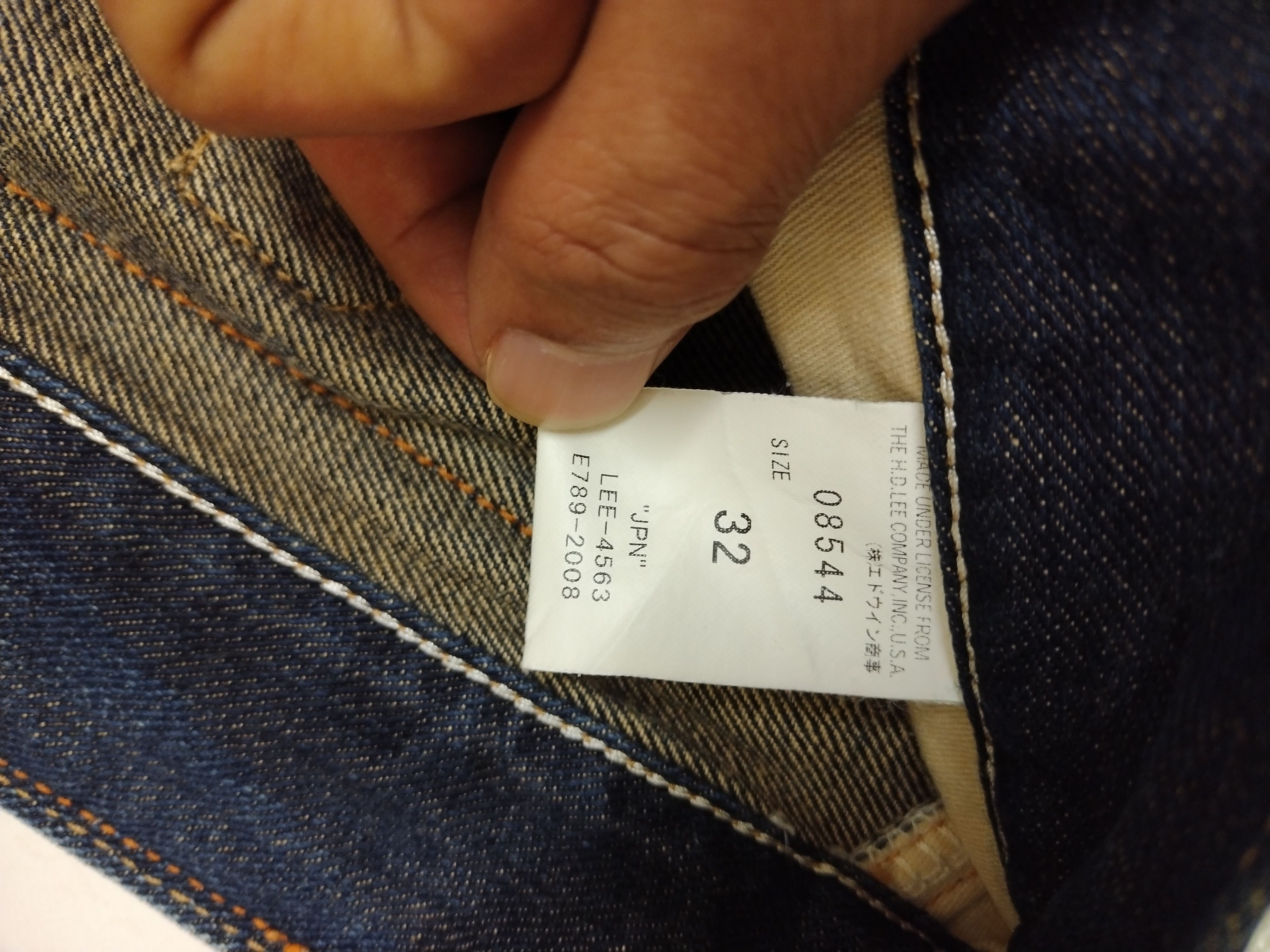 Japanese Brand × Jean × Lee Cool Awesome Lee Cowboy Distressed Design Engineered Jeans Size US 34 / EU 50 - 17 Thumbnail