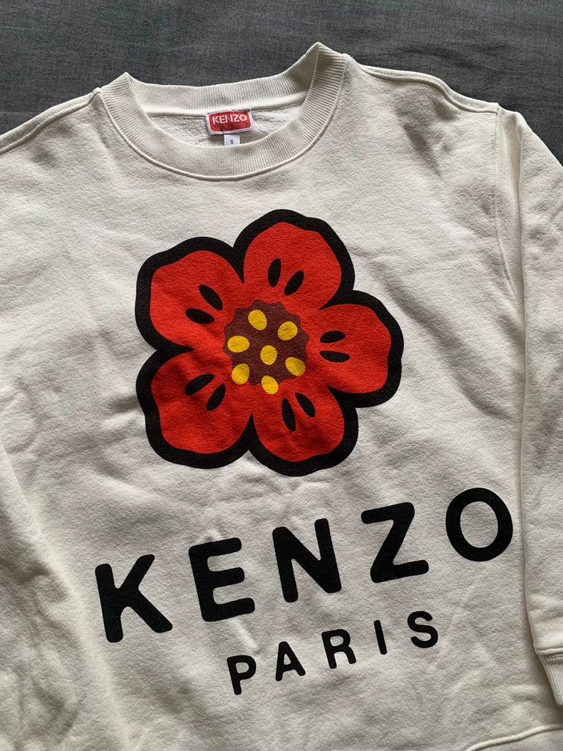 Kenzo KENZO Boke Flower small flower hoodie Size S / US 4 / IT 40 - 3 Thumbnail