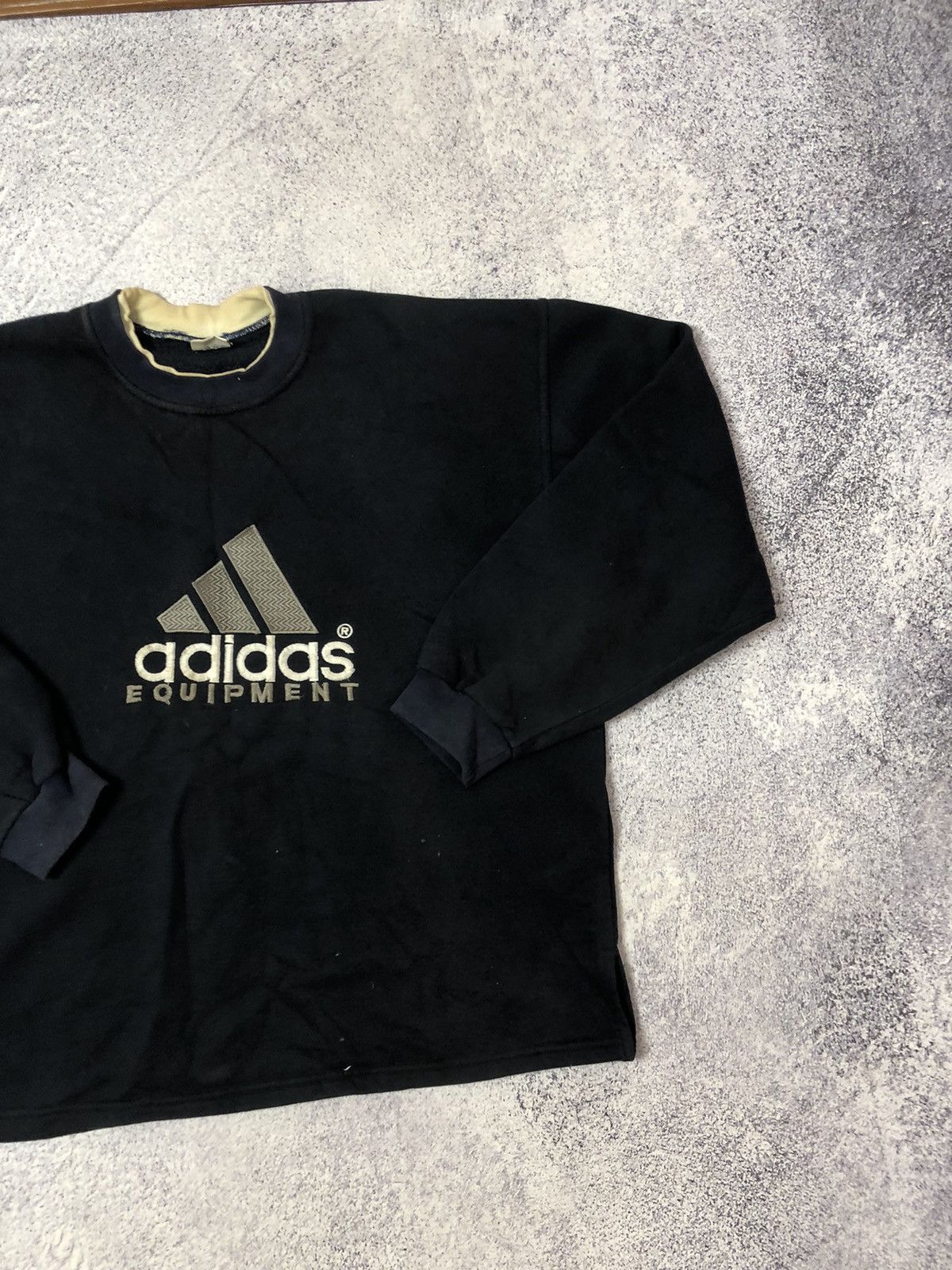 Adidas Men’s sweater adidas Equivalent big logo casual y2k usa Size US XL / EU 56 / 4 - 2 Thumbnail