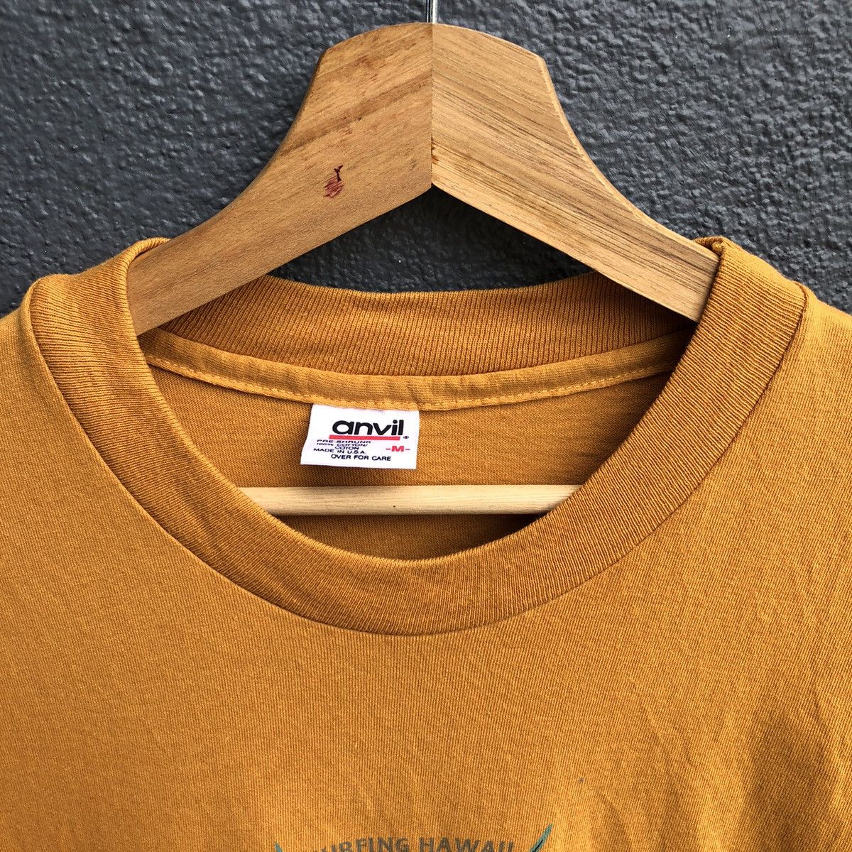 Anvil Vintage 90s Surfing Hawaii Tshirt Size US M / EU 48-50 / 2 - 8 Thumbnail