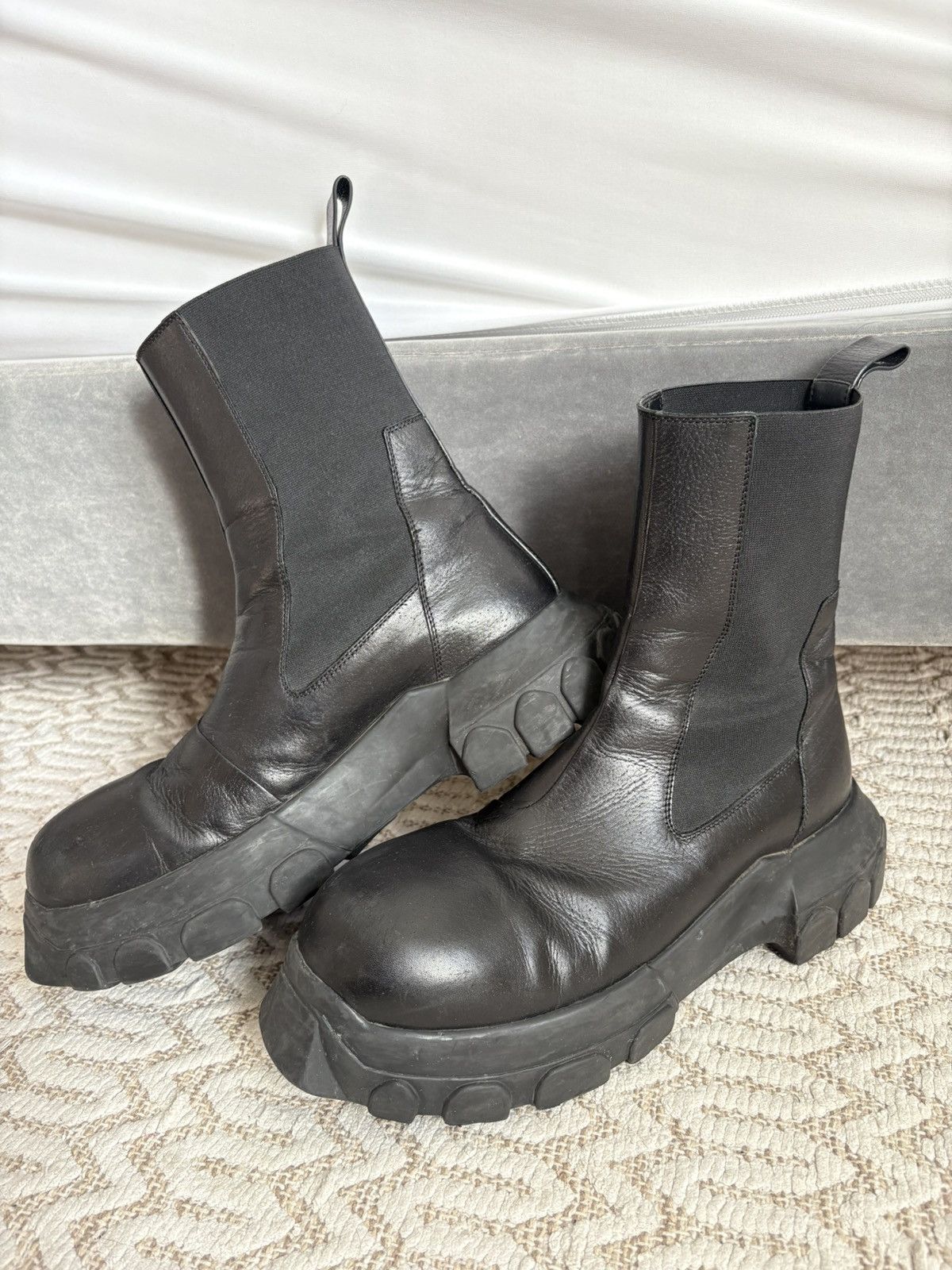 Rick Owens Rick owens tractor bozo beetle boots Size US 11 / EU 44 - 1 Thumbnail