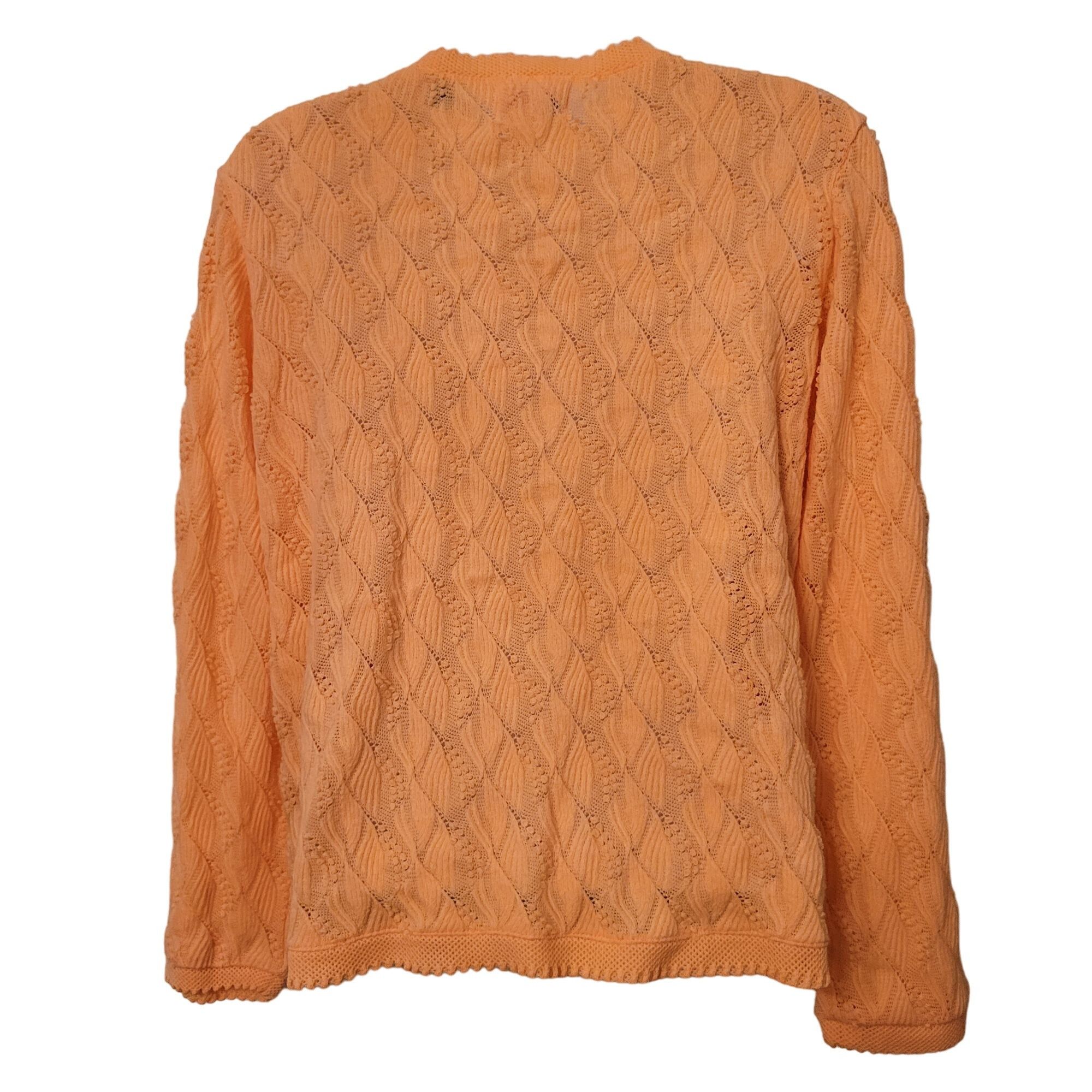 Vintage Vintage Americana Knitting Mills Miami Peach Cardigan Japan Size S / US 4 / IT 40 - 4 Thumbnail