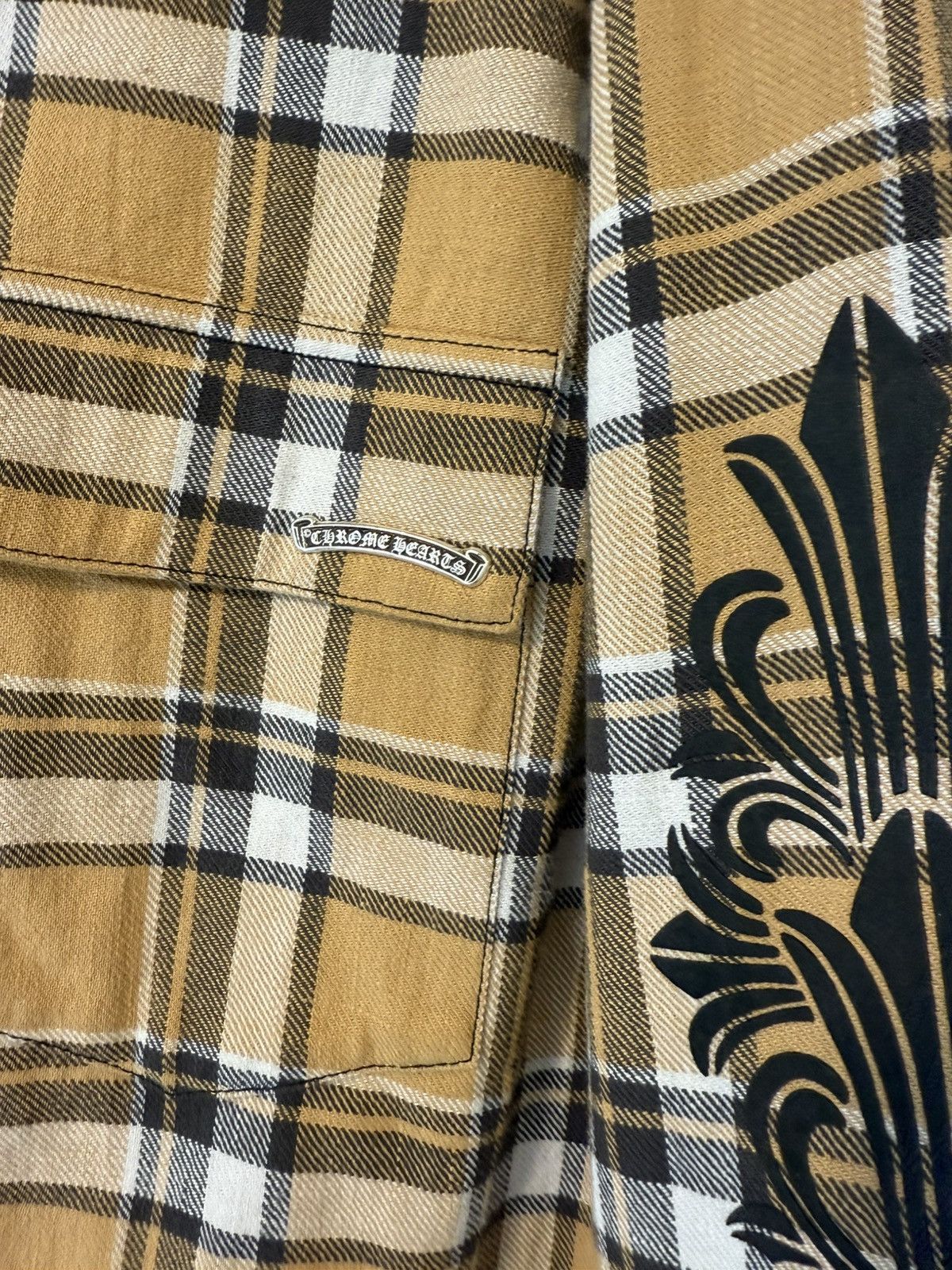 Chrome Hearts YELLOW PLAID FLANNEL Size US XXL / EU 58 / 5 - 5 Thumbnail