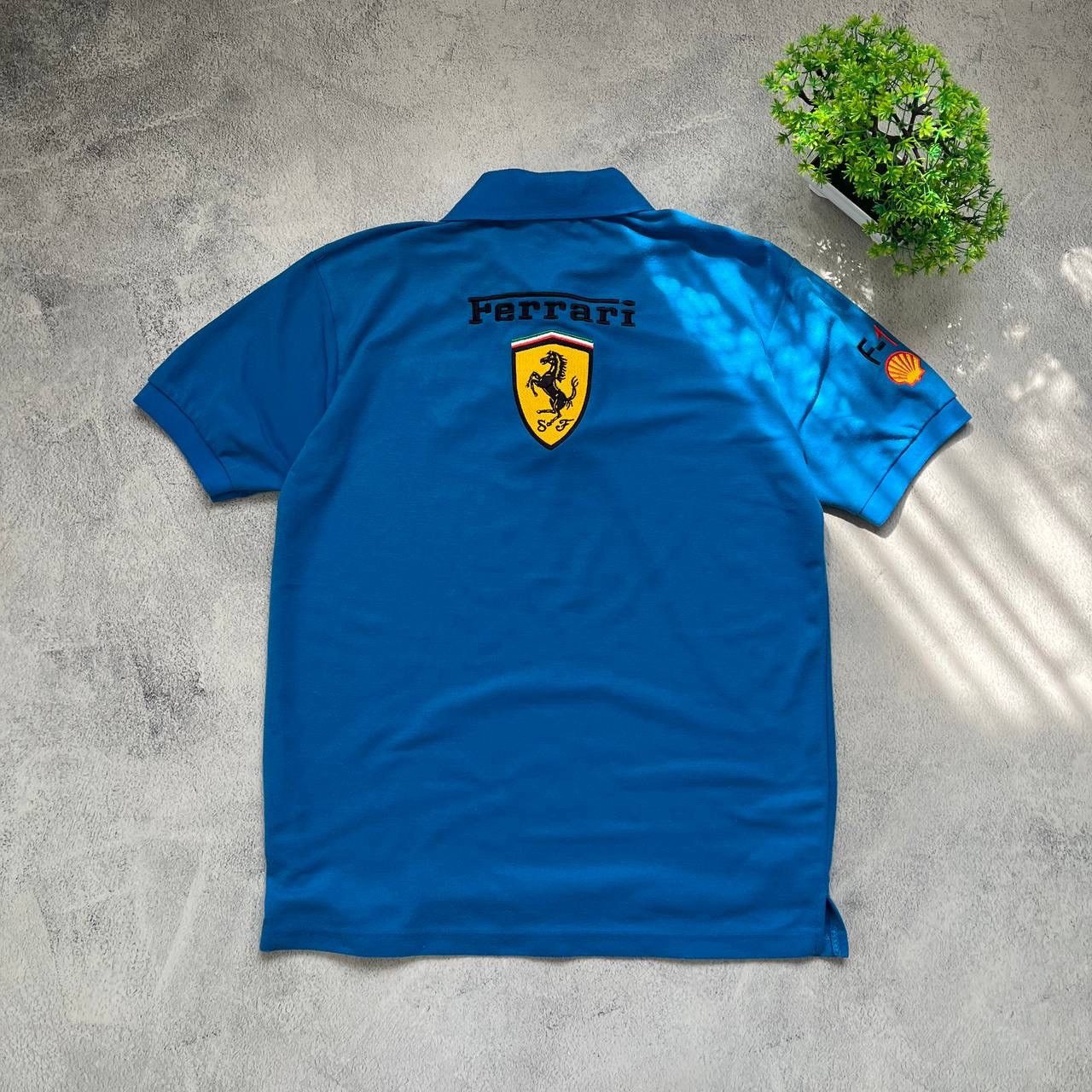 Formula 1 × Vintage Vintage Ferrari Formula 1 Racing Polo Size US L / EU 52-54 / 3 - 1 Thumbnail