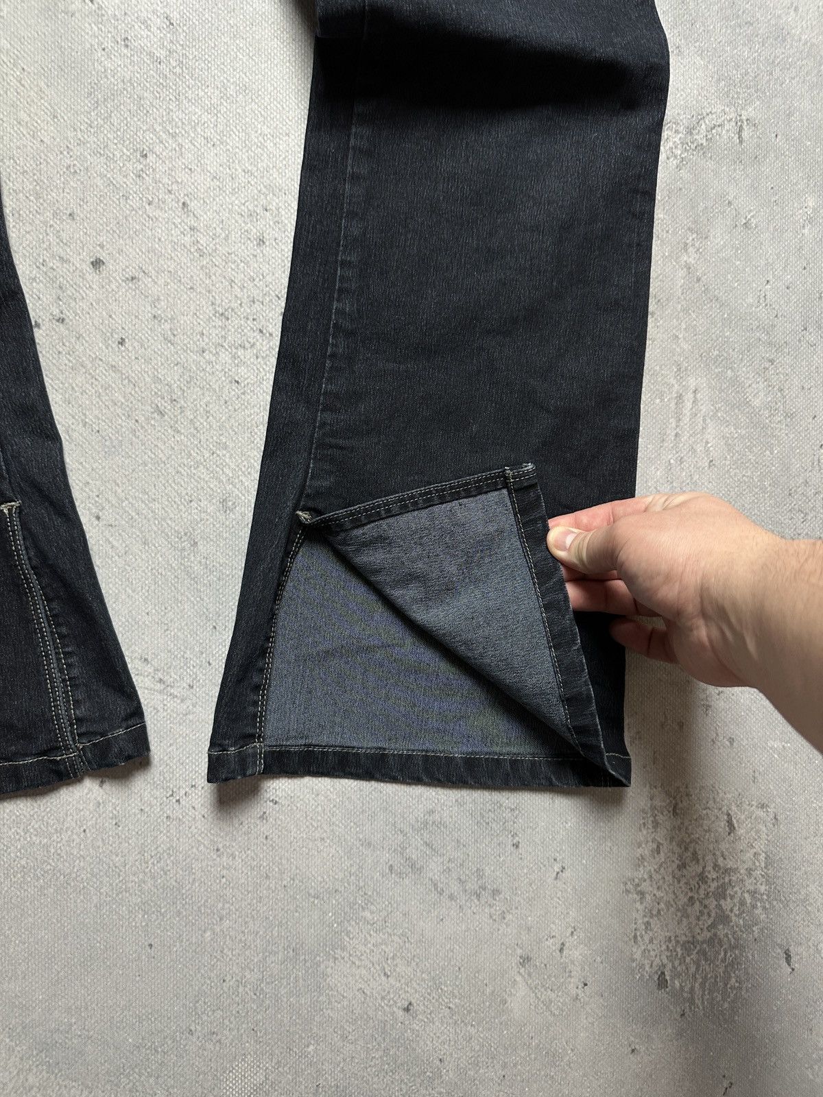 Marithe + Francois Girbaud Vintage Marithe Francois Girbaud Flared Jeans Pants Rare 90s Size 28" / US 6 / IT 42 - 6 Thumbnail