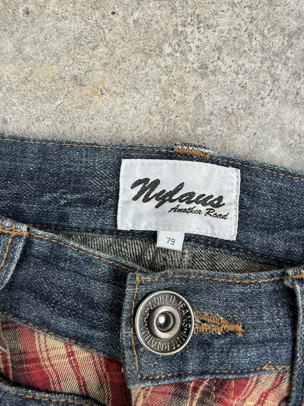 Hysteric Glamour Japanese Nylaus Double Waist Distressed Jeans Size US 32 / EU 48 - 19 Thumbnail