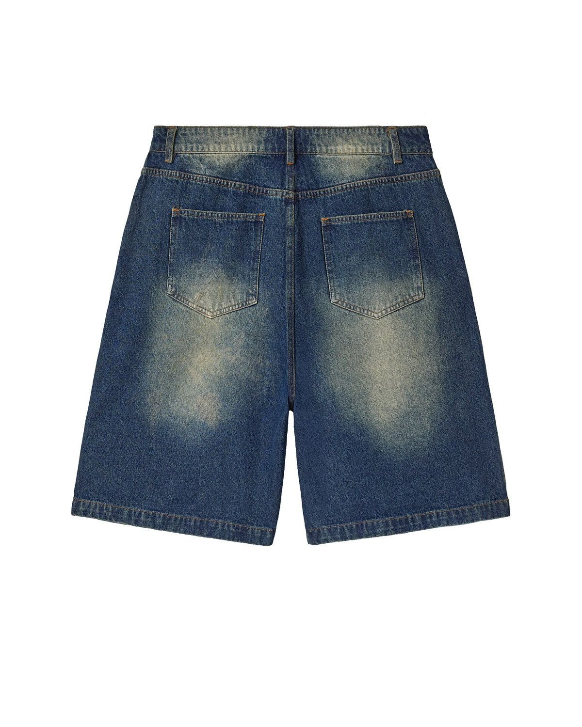 Vale Forever 1980’s Jorts Denim Blue Patchwork Valley