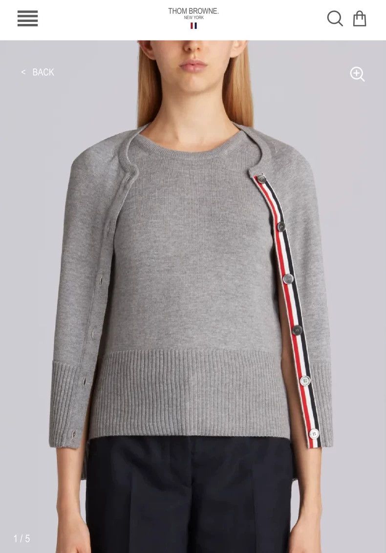 Thom Browne Thom Browne Rare fake two-piece jacket 2503-Nextarrow Size S / US 4 / IT 40 - 7 Thumbnail