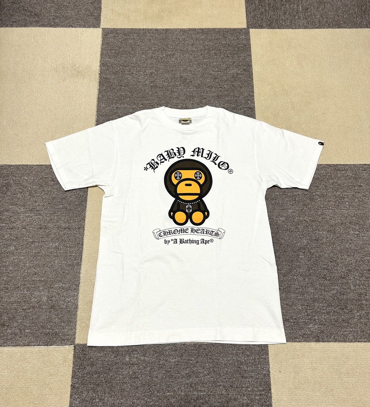 Bape x Chrome Hearts Baby Milo Tee