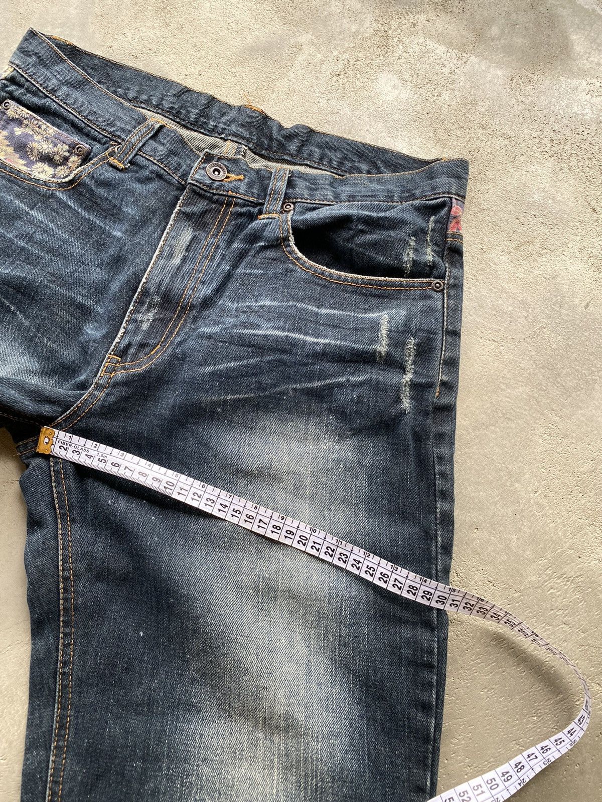If Six Was Nine × Japanese Brand Vintage Karakuri Japanese Denim Jeans Size US 32 / EU 48 - 16 Thumbnail