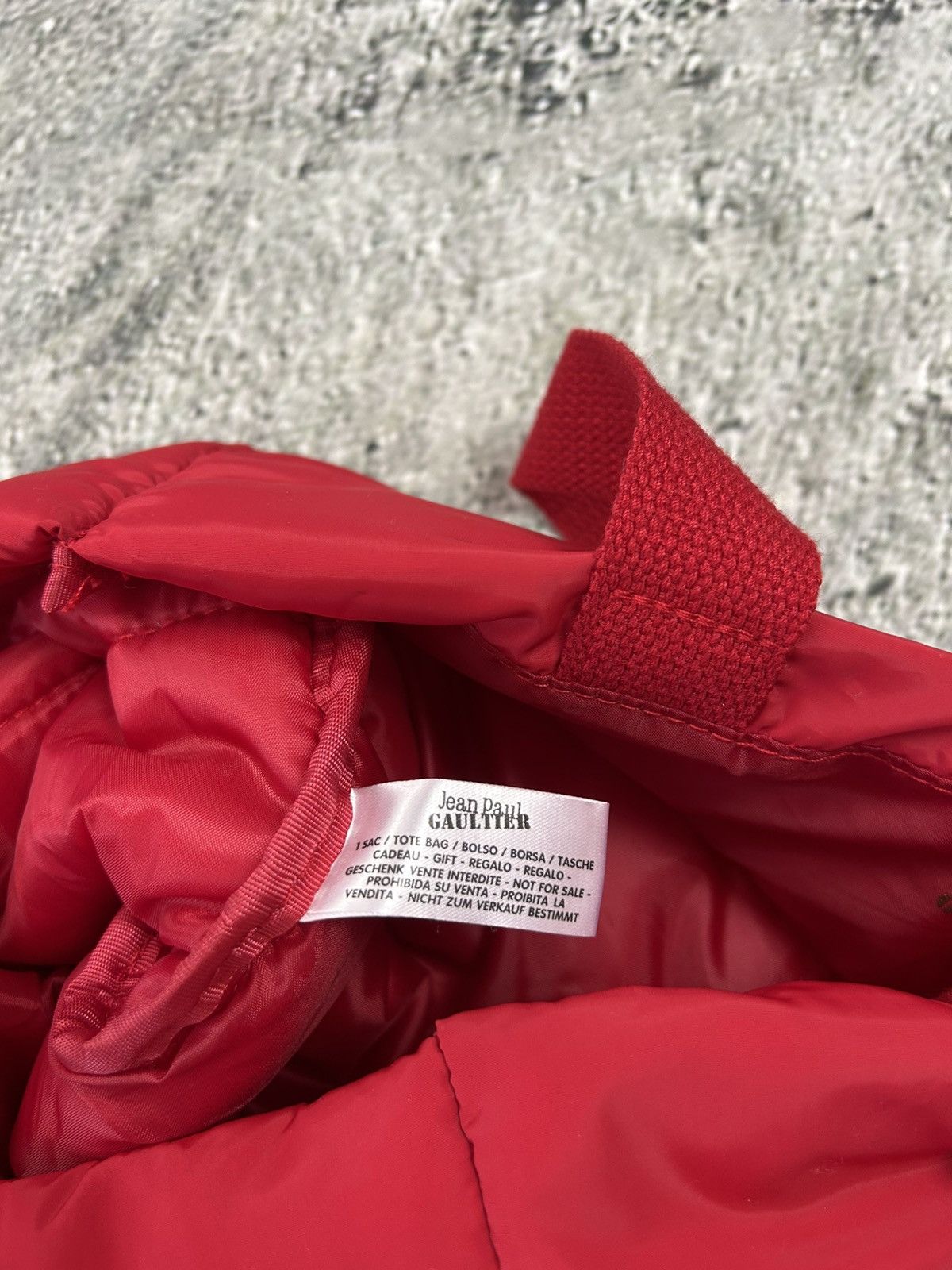Jean Paul Gaultier Jean Paul Gaultier tote bag puffy red Size ONE SIZE - 5 Thumbnail