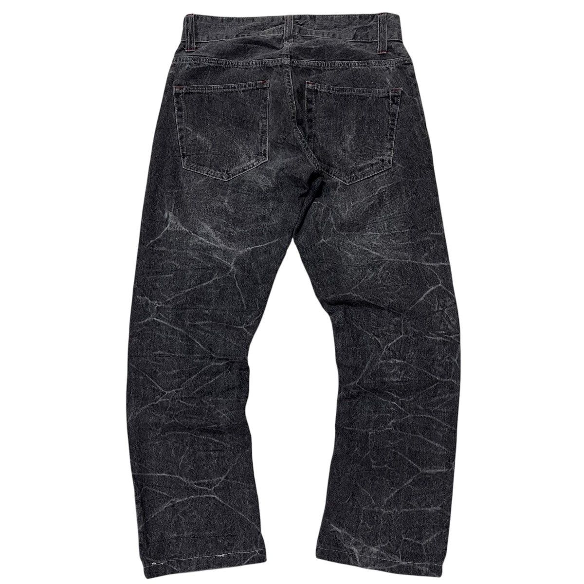 Japanese Brand Black washed❗️Wild life nice design poem pants Size US 30 / EU 46 - 2 Thumbnail