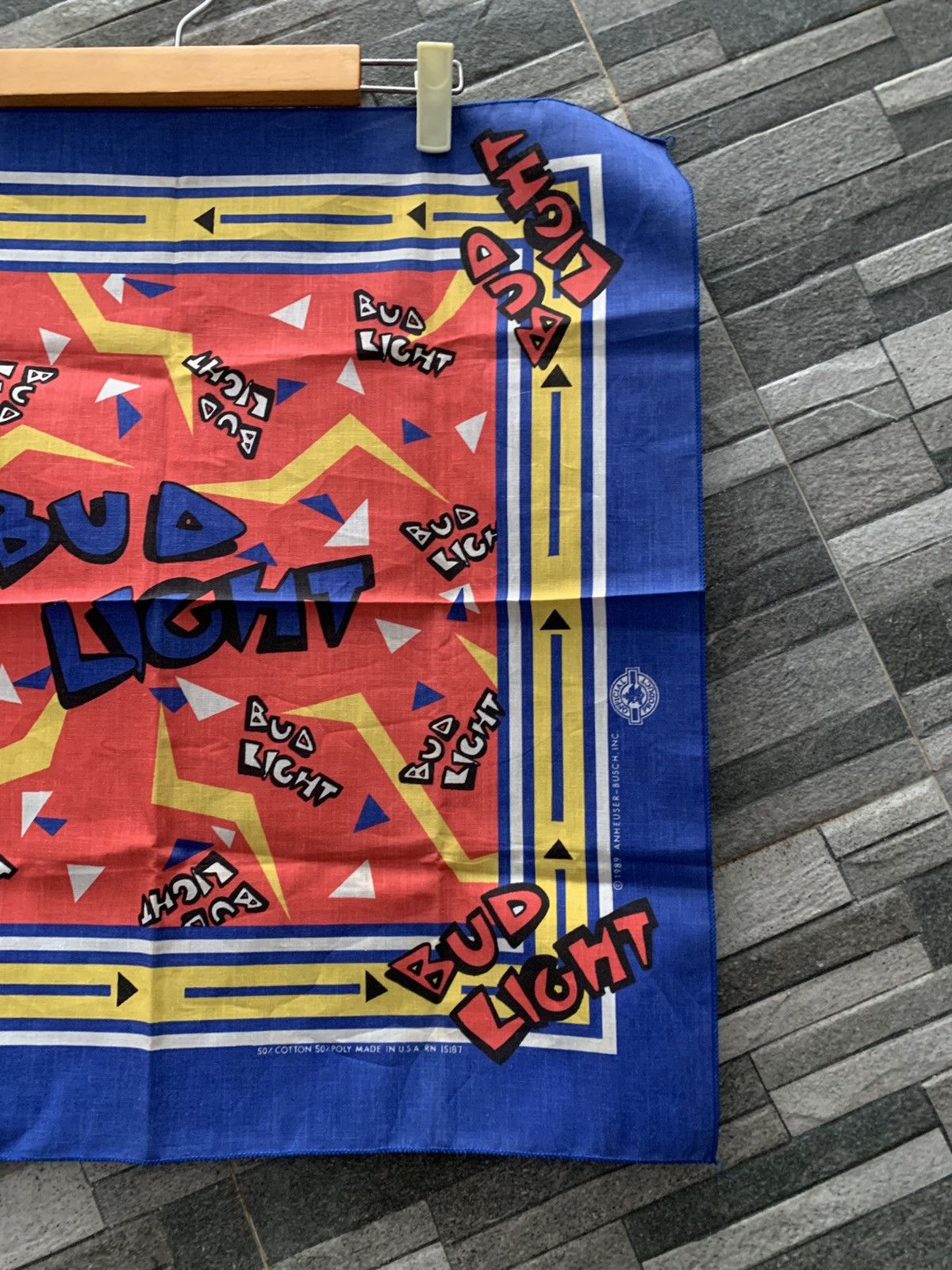 Other Vintage 1989 Bud Light Bandana Size ONE SIZE - 3 Thumbnail