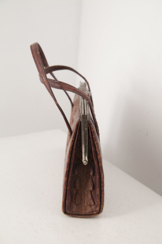 Vintage Vintage alligator handbag Size ONE SIZE - 4 Thumbnail