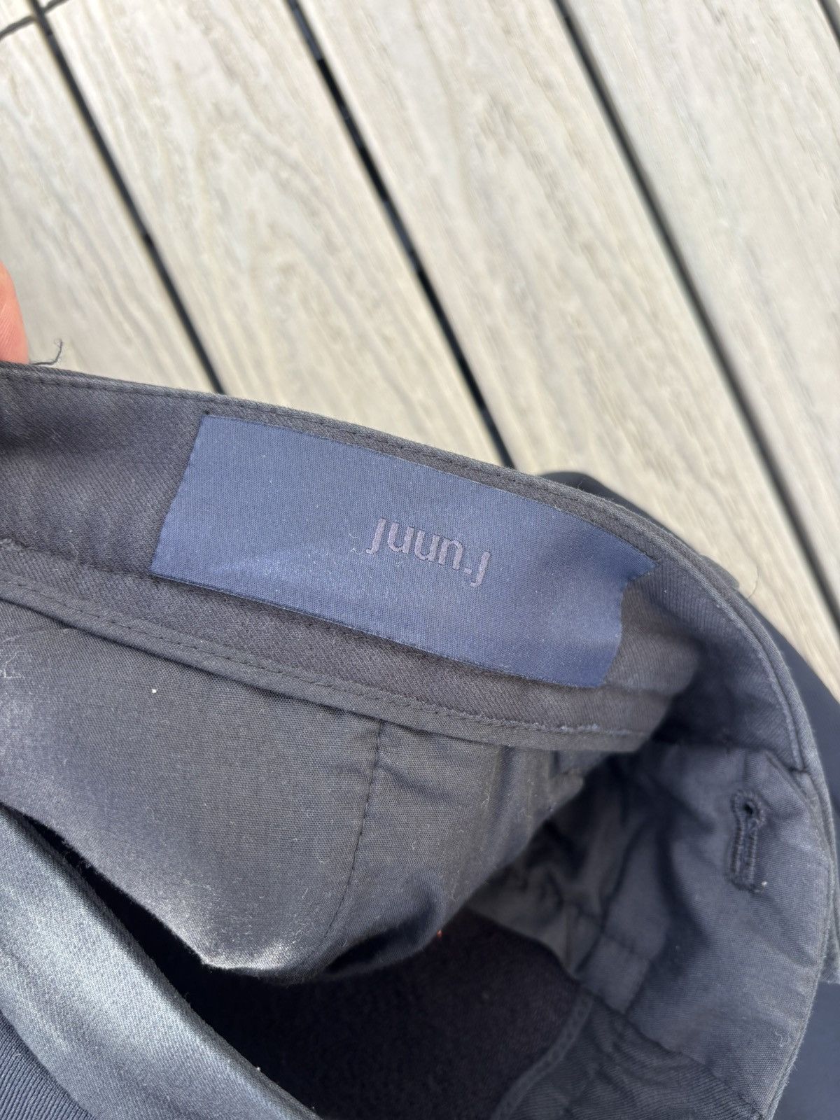 Juun.J Juun.J Black Double Front Zip Trousers Size 50 Size US 34 / EU 50 - 5 Thumbnail