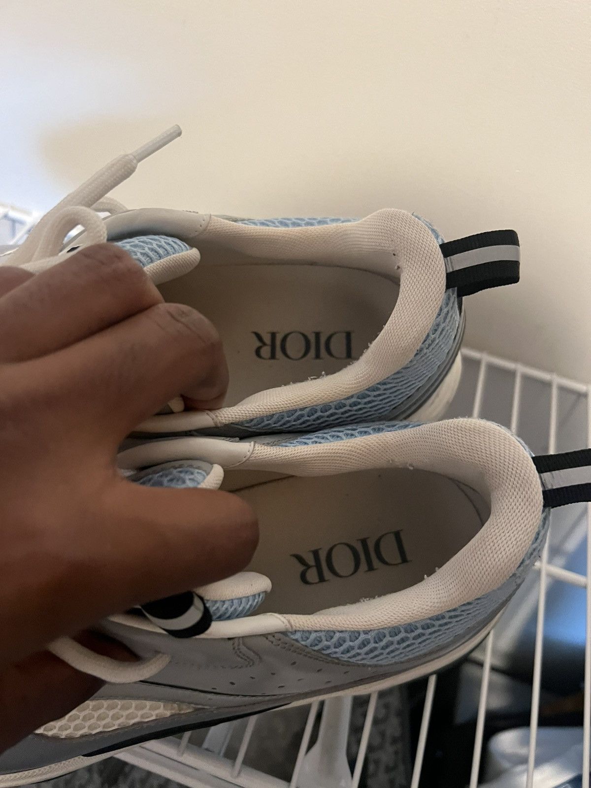 Dior Dior B22 white sky blue Size US 14 / EU 47 - 13 Thumbnail