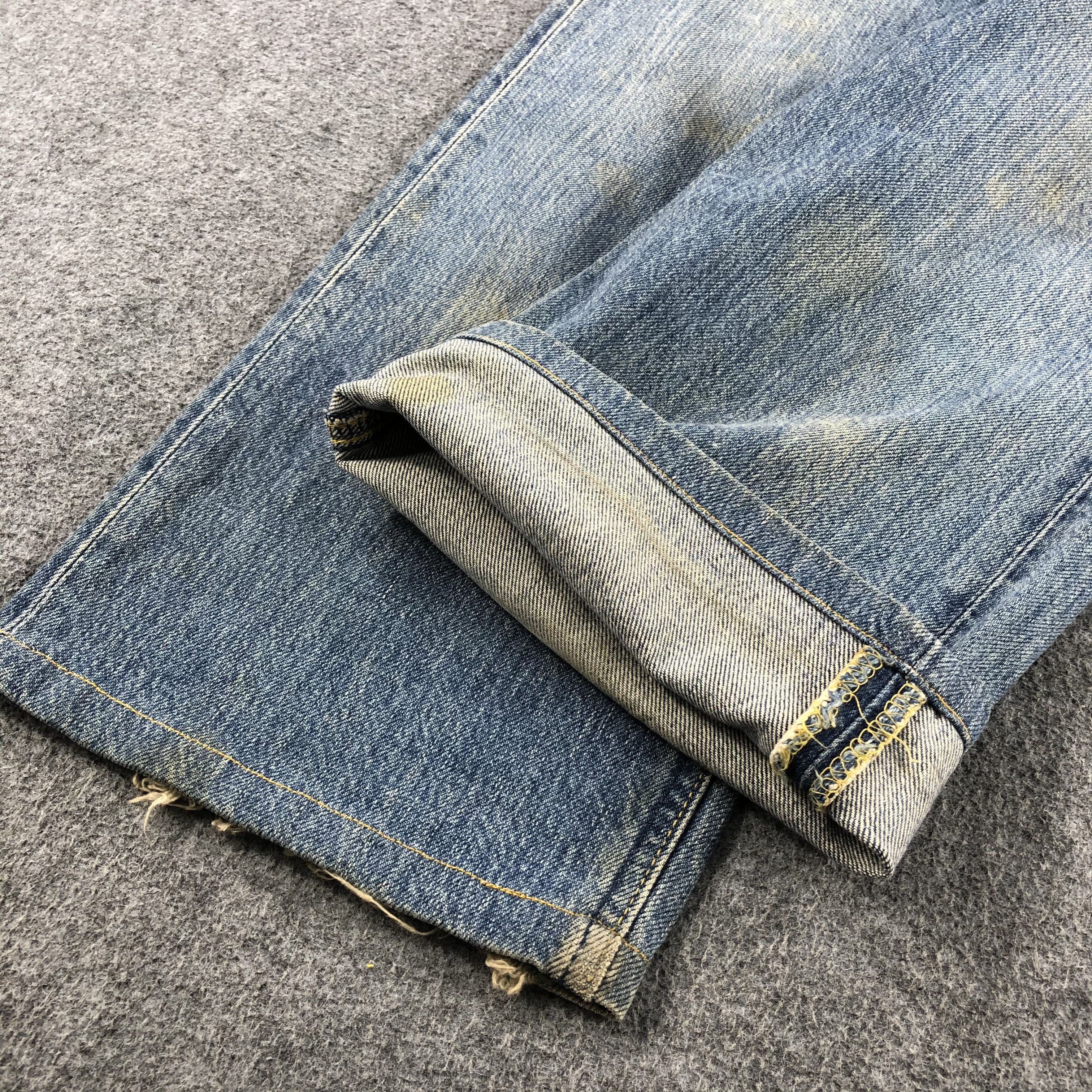 Lee Vintage Blue Wash Lee Jeans-J1761 Size US 31 - 7 Thumbnail